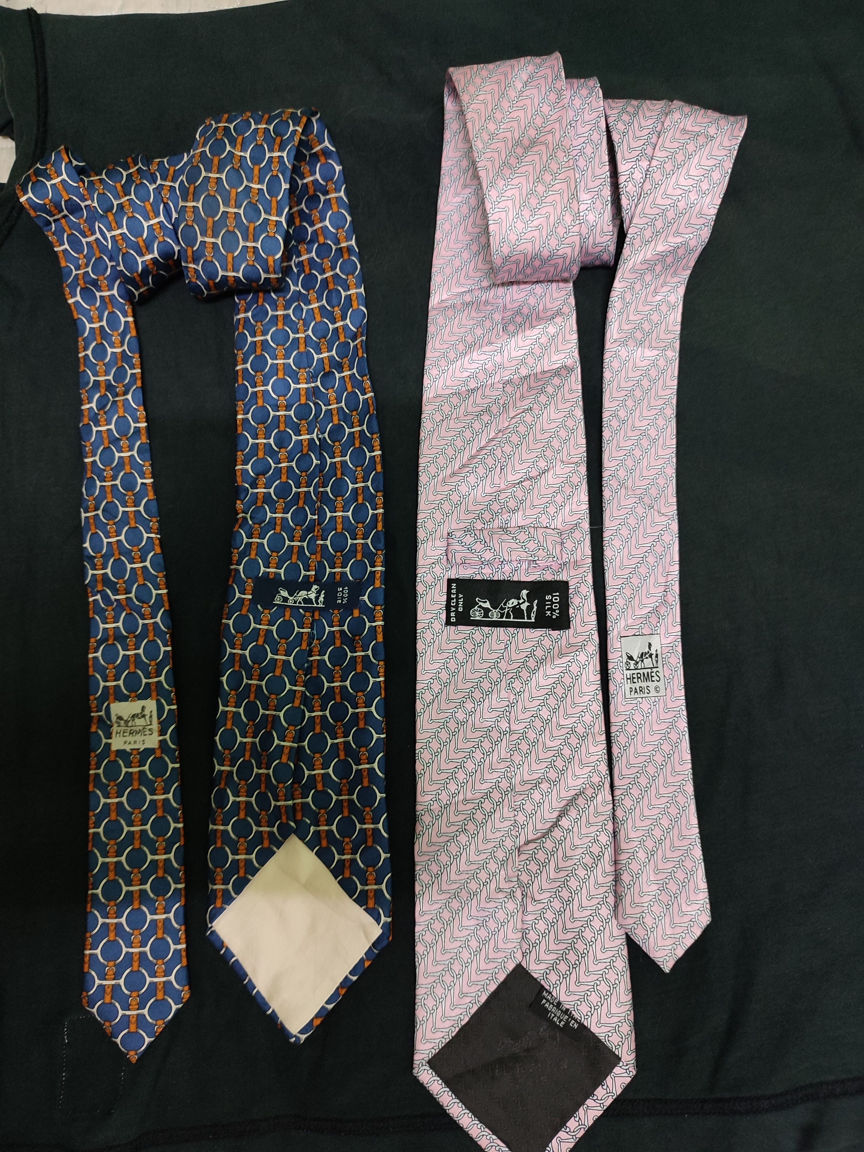 Hermes × Vintage 🔥 Combo 🔥 Hermes Ties Size ONE SIZE - 7 Thumbnail