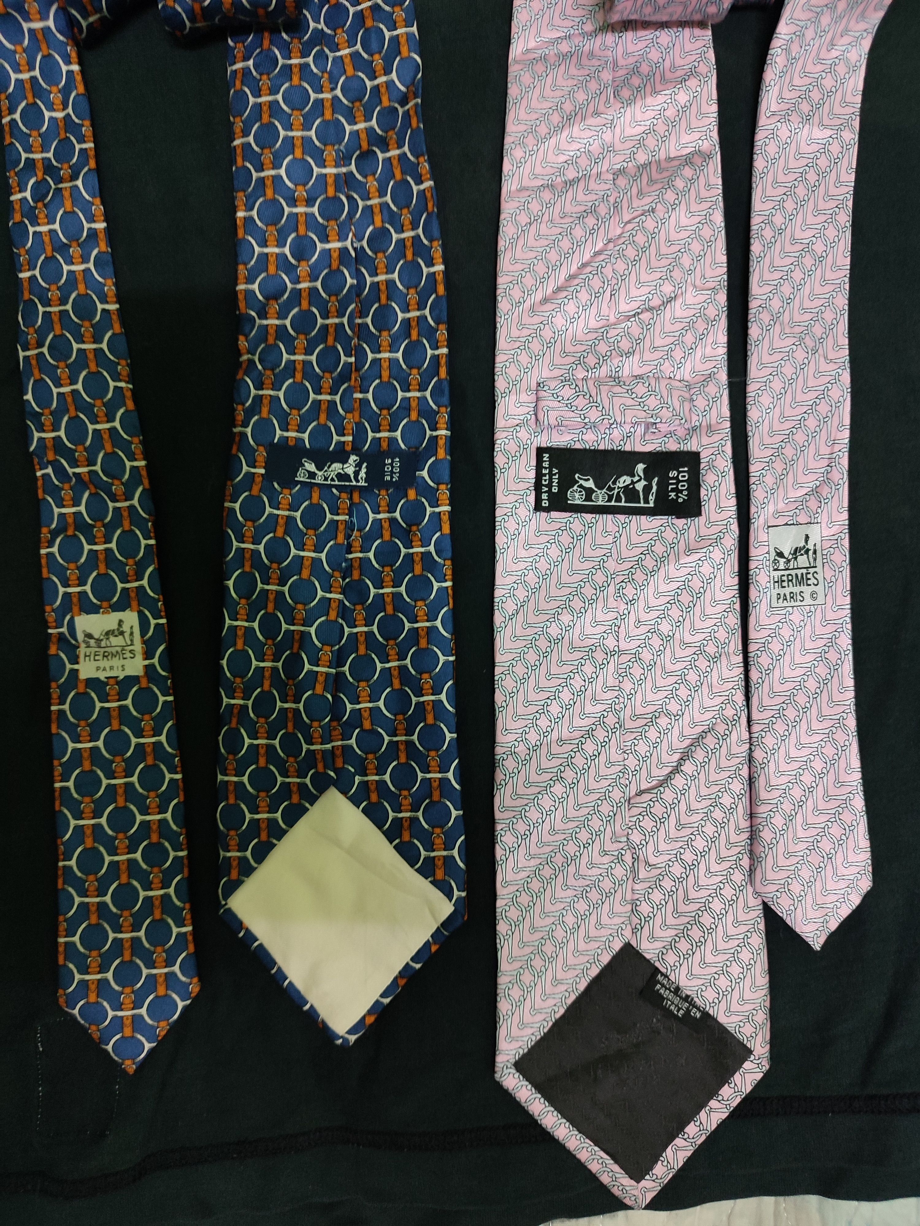 Hermes × Vintage 🔥 Combo 🔥 Hermes Ties Size ONE SIZE - 3 Thumbnail