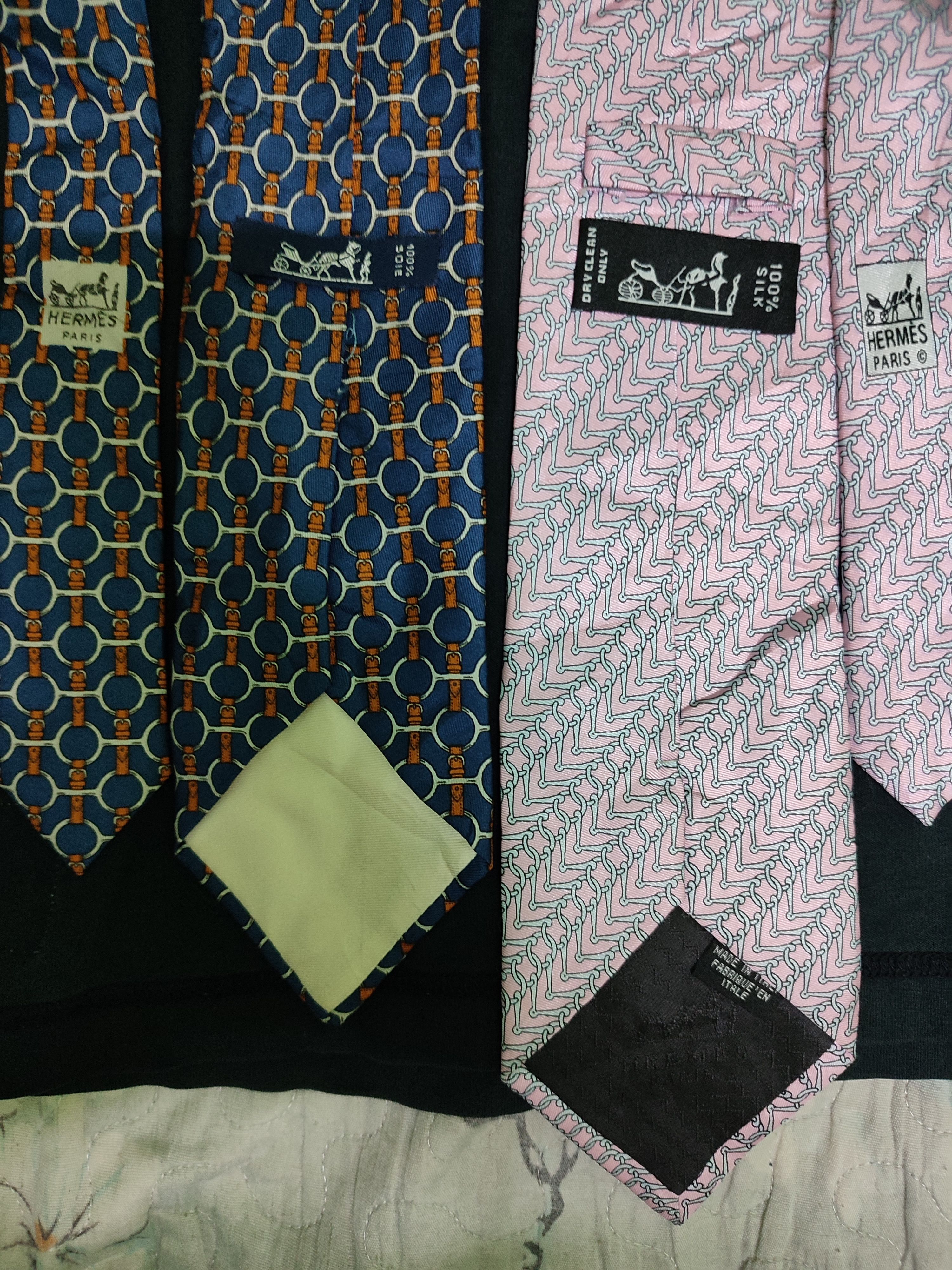 Hermes × Vintage 🔥 Combo 🔥 Hermes Ties Size ONE SIZE - 2 Thumbnail