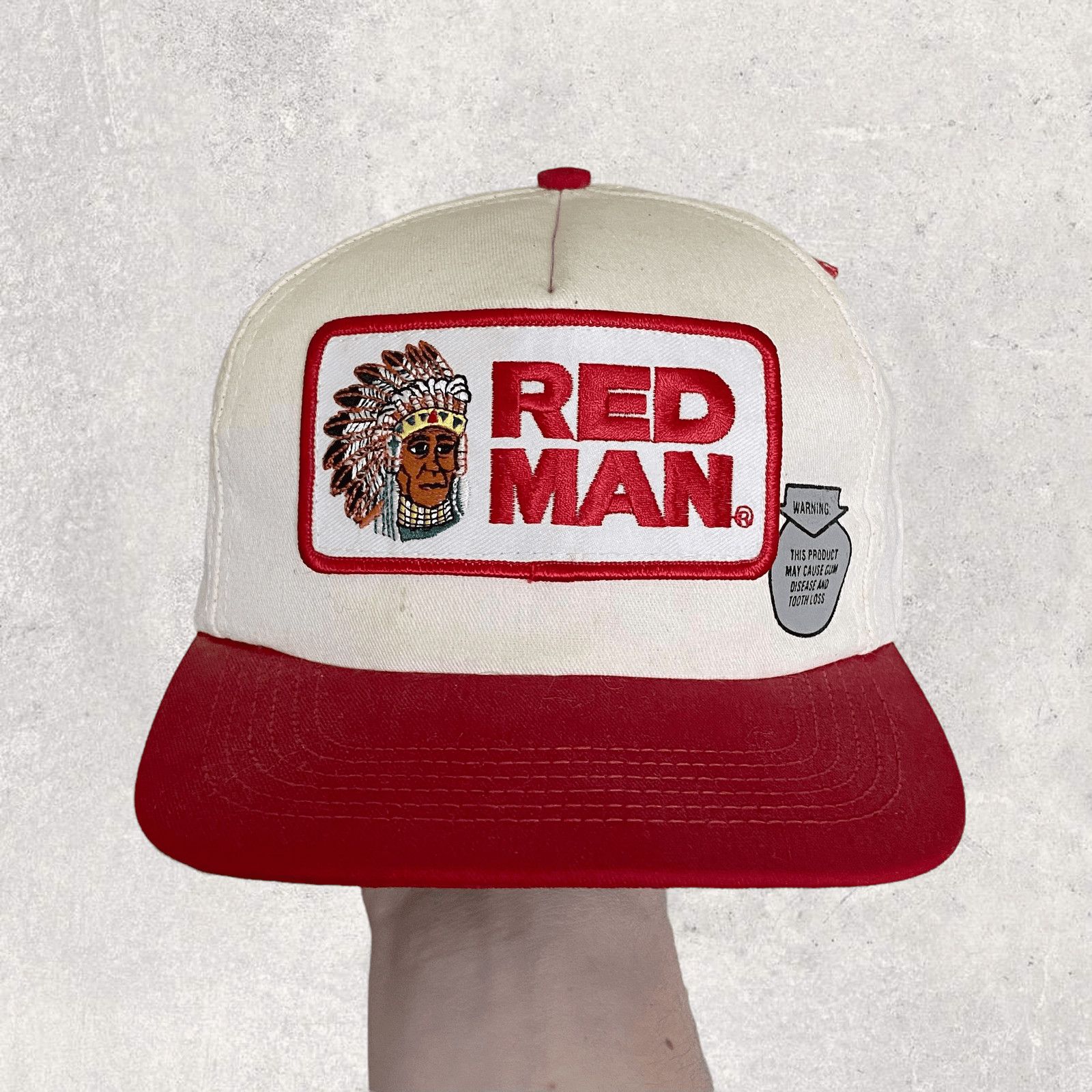 Made In Usa × Streetwear × Vintage Vintage Red Man Cigarettes Snapback ...