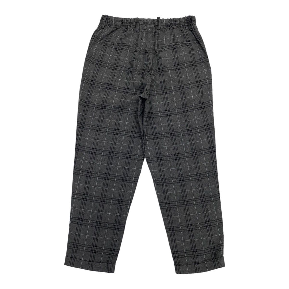 Global Work 🇯🇵GLOBAL WORK CHECKED TARTAN TROUSERS PANTS Size US 30 / EU 46 - 2 Thumbnail