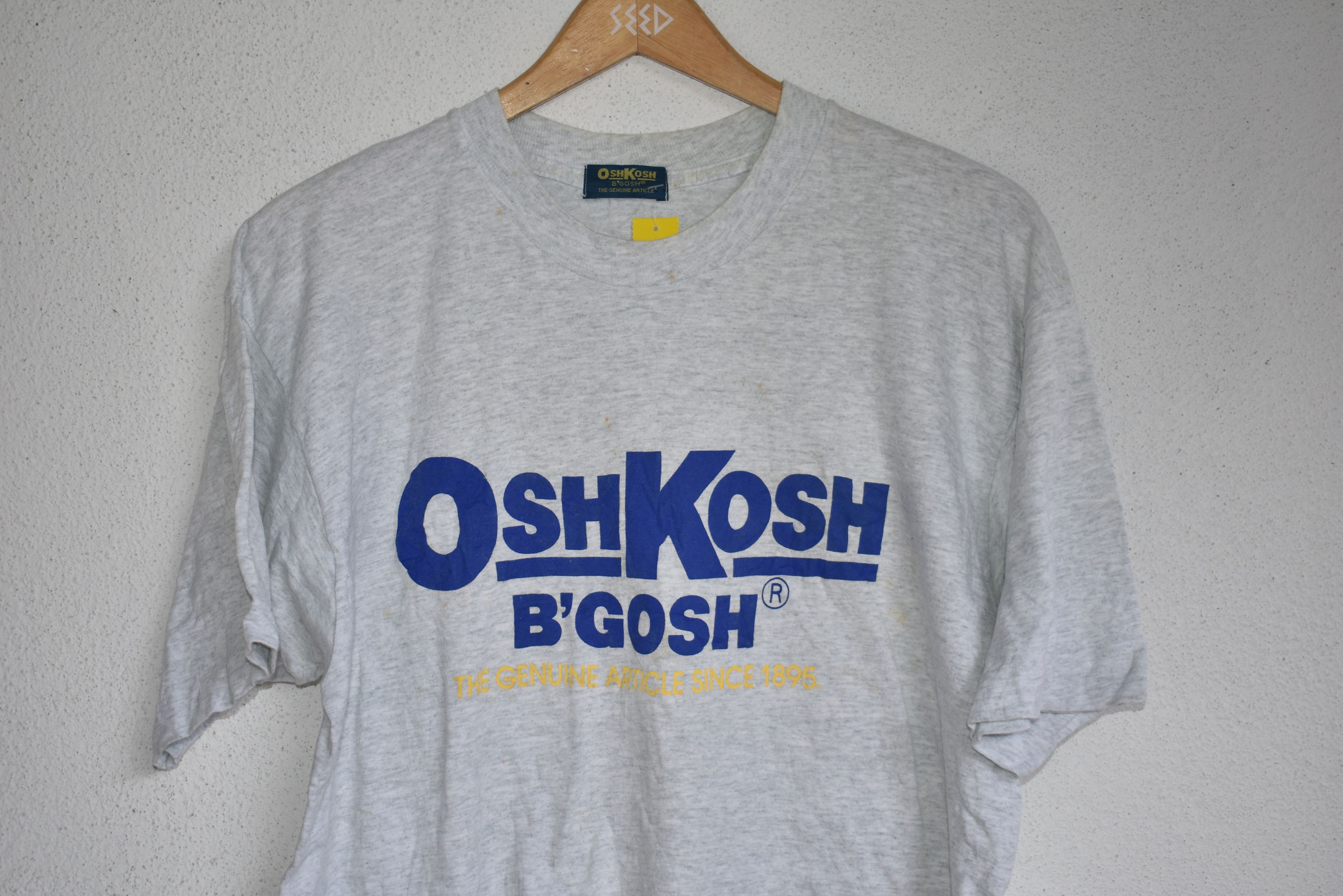 Oshkosh A051 Vintage 90's Oshkosh Spell Out T-shirt Size US M / EU 48-50 / 2 - 2 Thumbnail