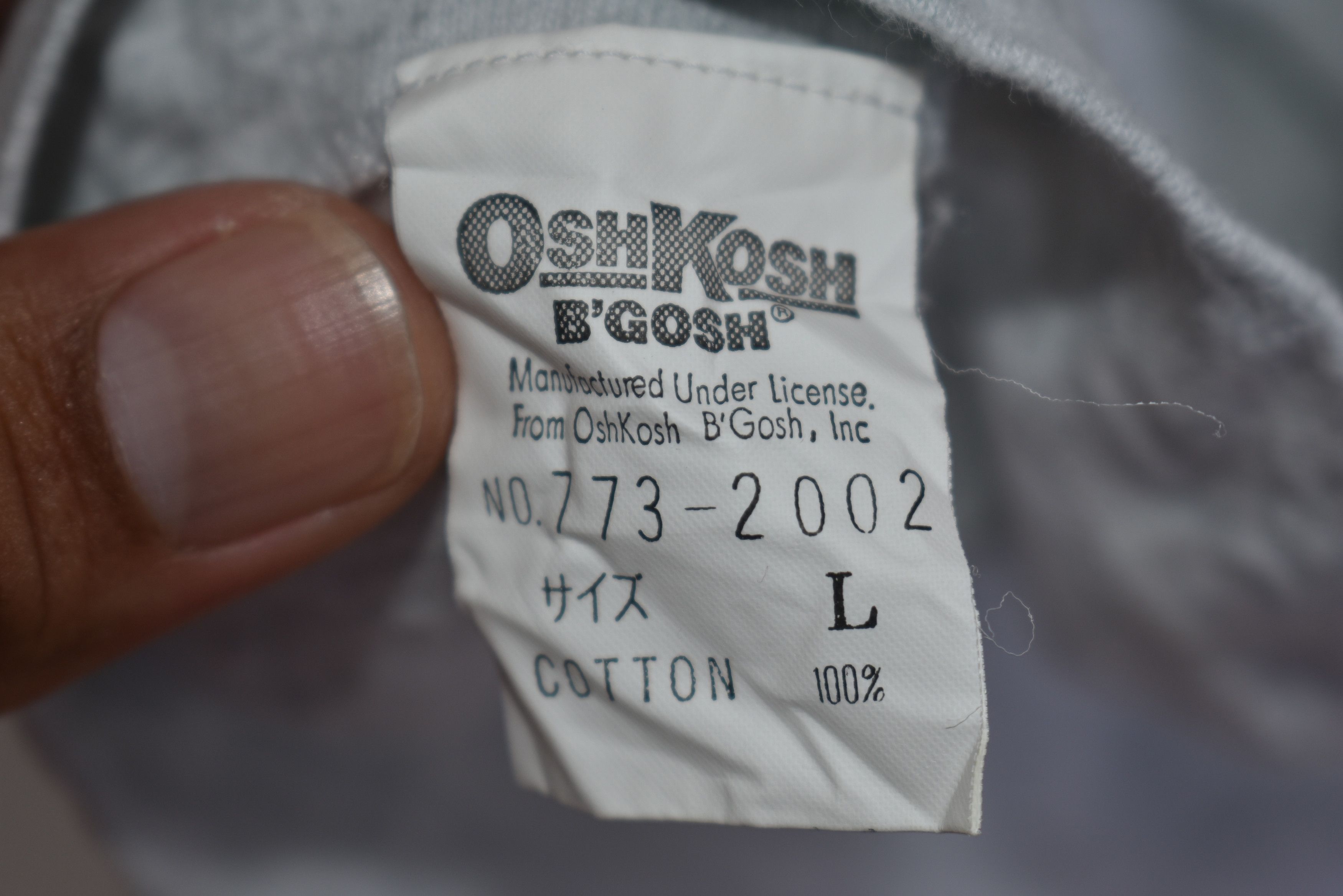 Oshkosh A051 Vintage 90's Oshkosh Spell Out T-shirt Size US M / EU 48-50 / 2 - 6 Thumbnail