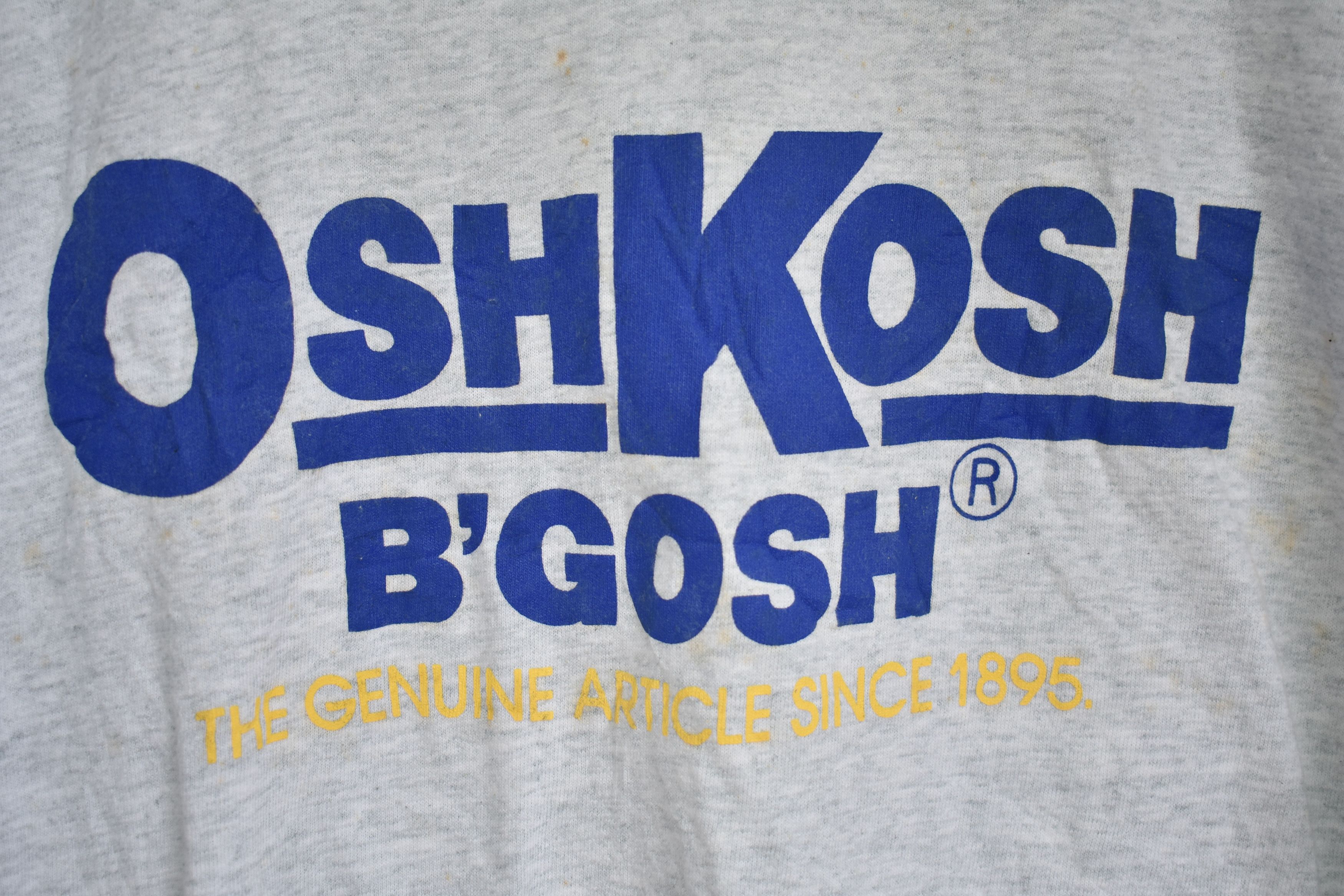 Oshkosh A051 Vintage 90's Oshkosh Spell Out T-shirt Size US M / EU 48-50 / 2 - 3 Thumbnail
