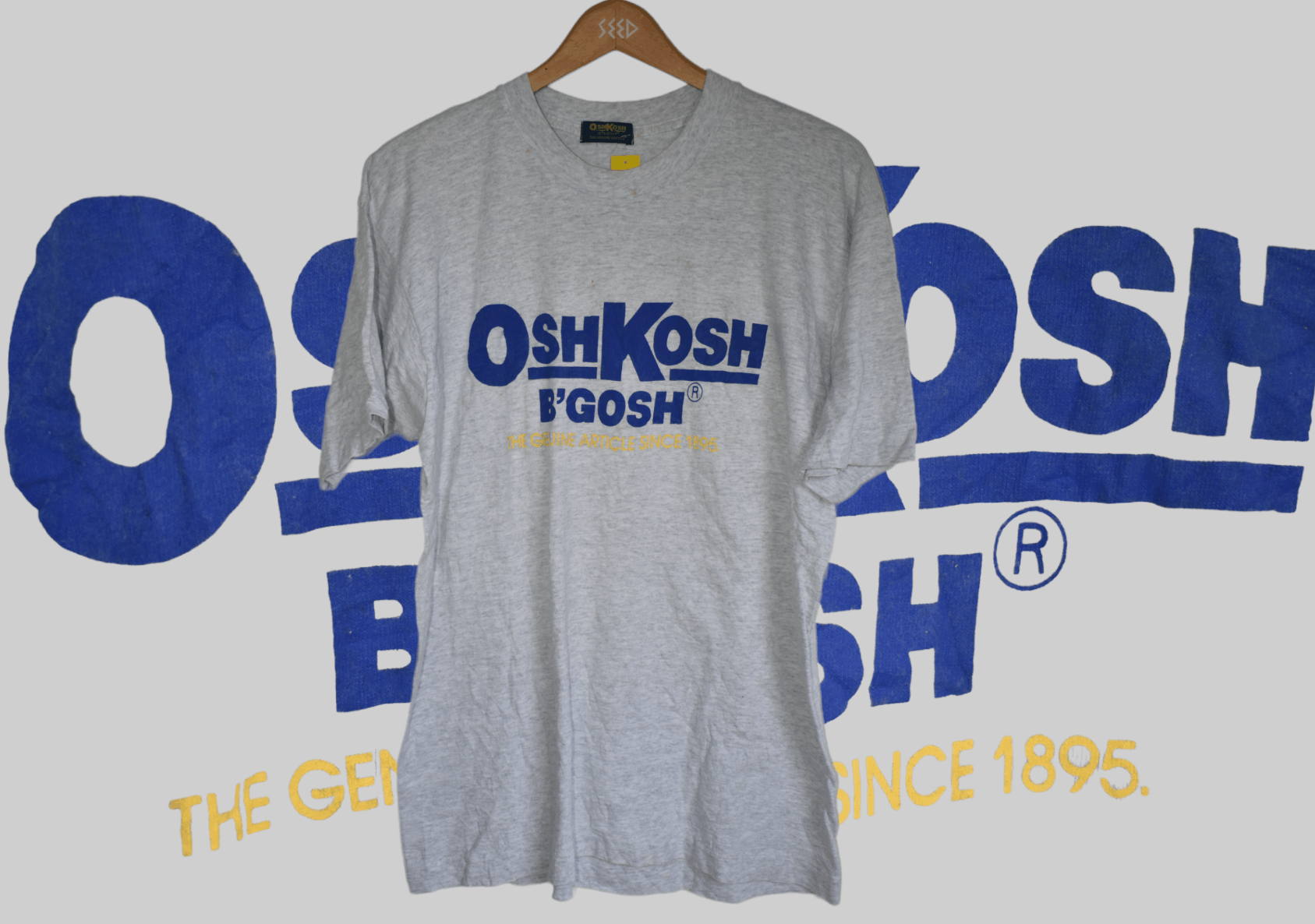 Oshkosh A051 Vintage 90's Oshkosh Spell Out T-shirt Size US M / EU 48-50 / 2 - 1 Thumbnail