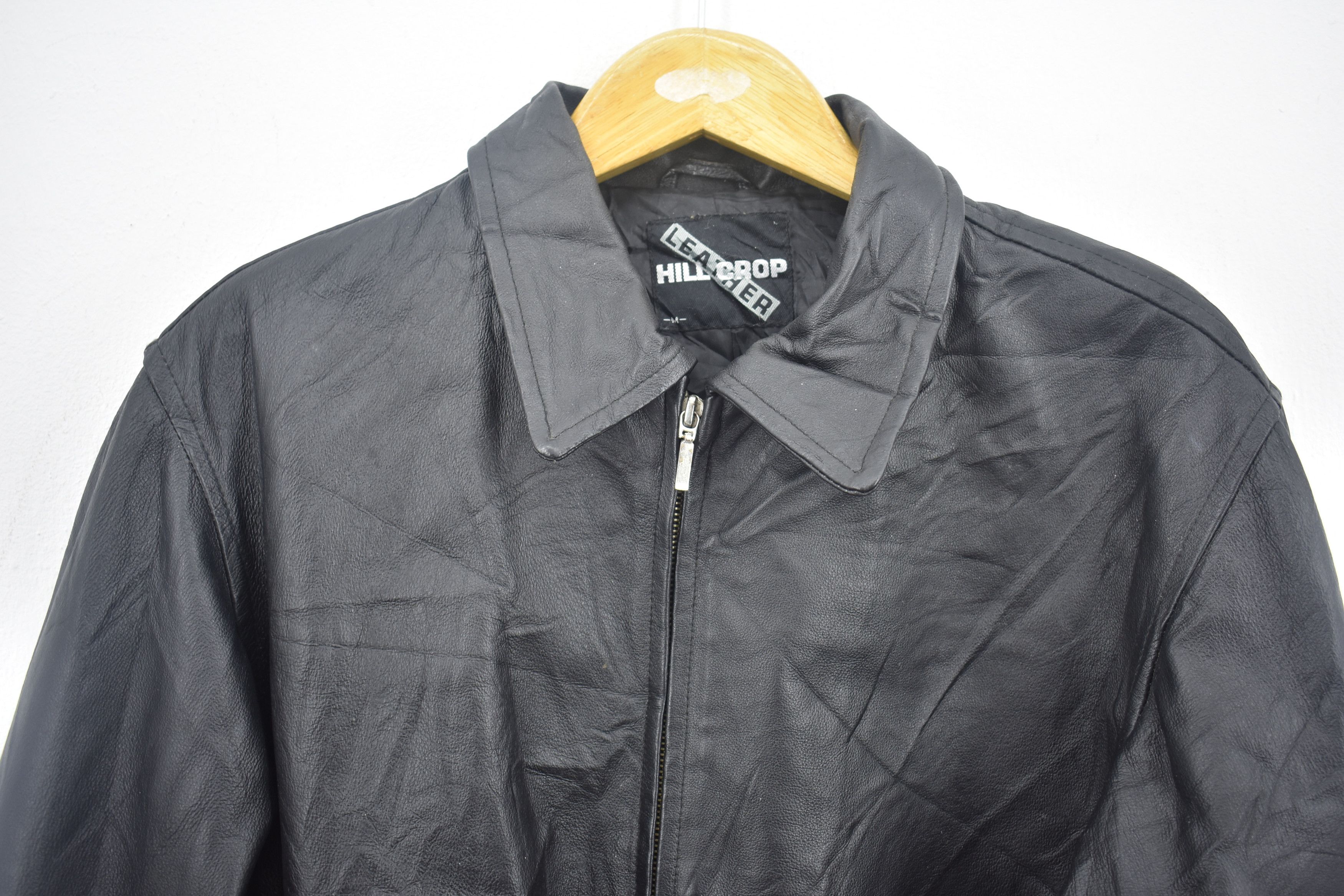 Japanese Brand × Vintage AO53 Vintage Hill Crop Motorcycle Leather Jacket Size US M / EU 48-50 / 2 - 2 Thumbnail