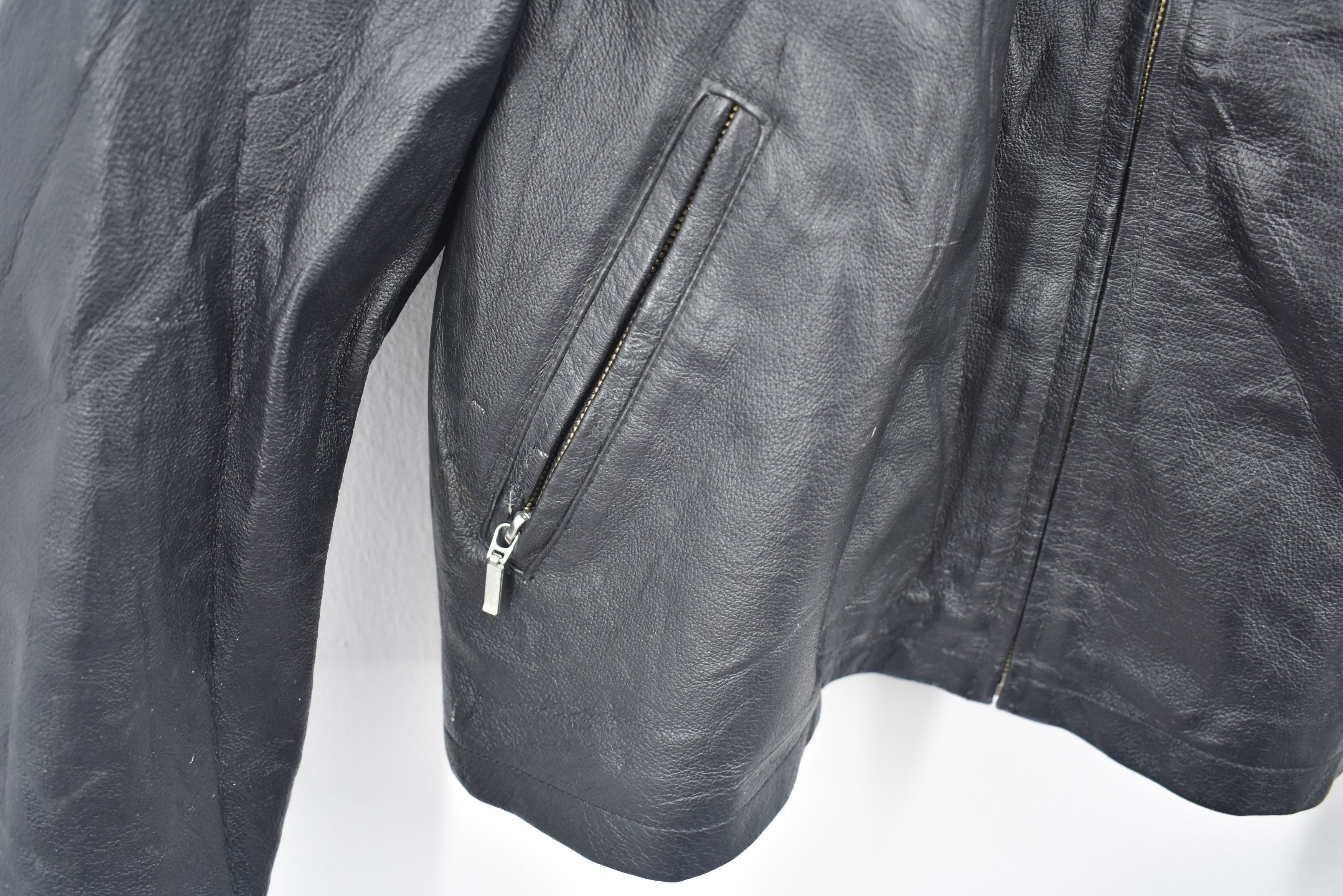 Japanese Brand × Vintage AO53 Vintage Hill Crop Motorcycle Leather Jacket Size US M / EU 48-50 / 2 - 3 Thumbnail