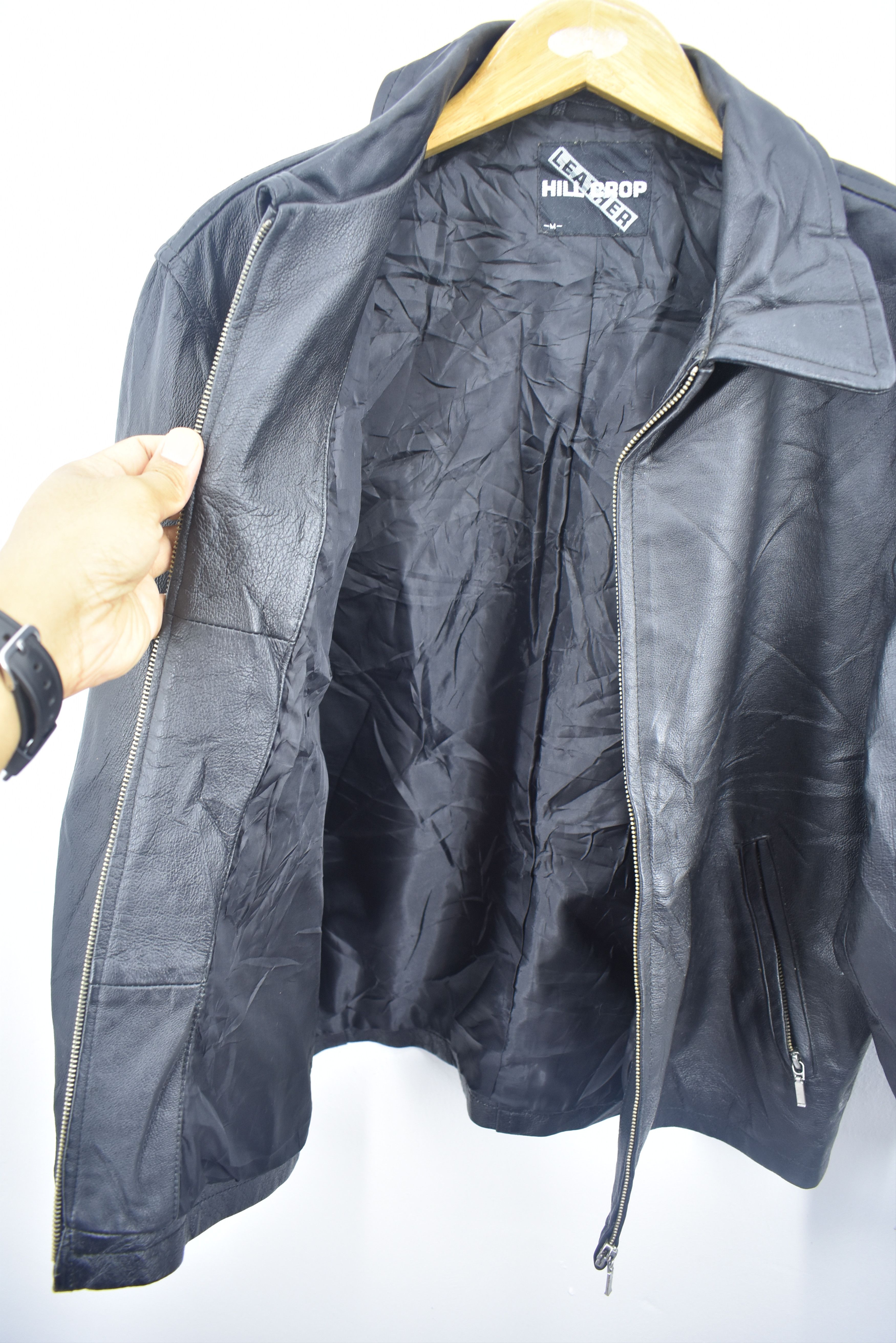 Japanese Brand × Vintage AO53 Vintage Hill Crop Motorcycle Leather Jacket Size US M / EU 48-50 / 2 - 9 Thumbnail