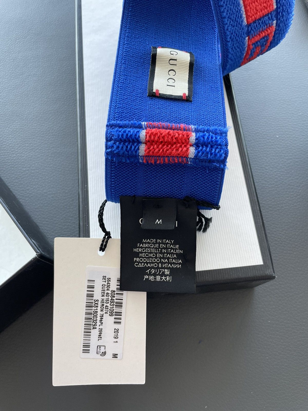 Gucci Rare Limited Gucci Logo Elastic Headband & Wristband Set New Size ONE SIZE - 6 Thumbnail