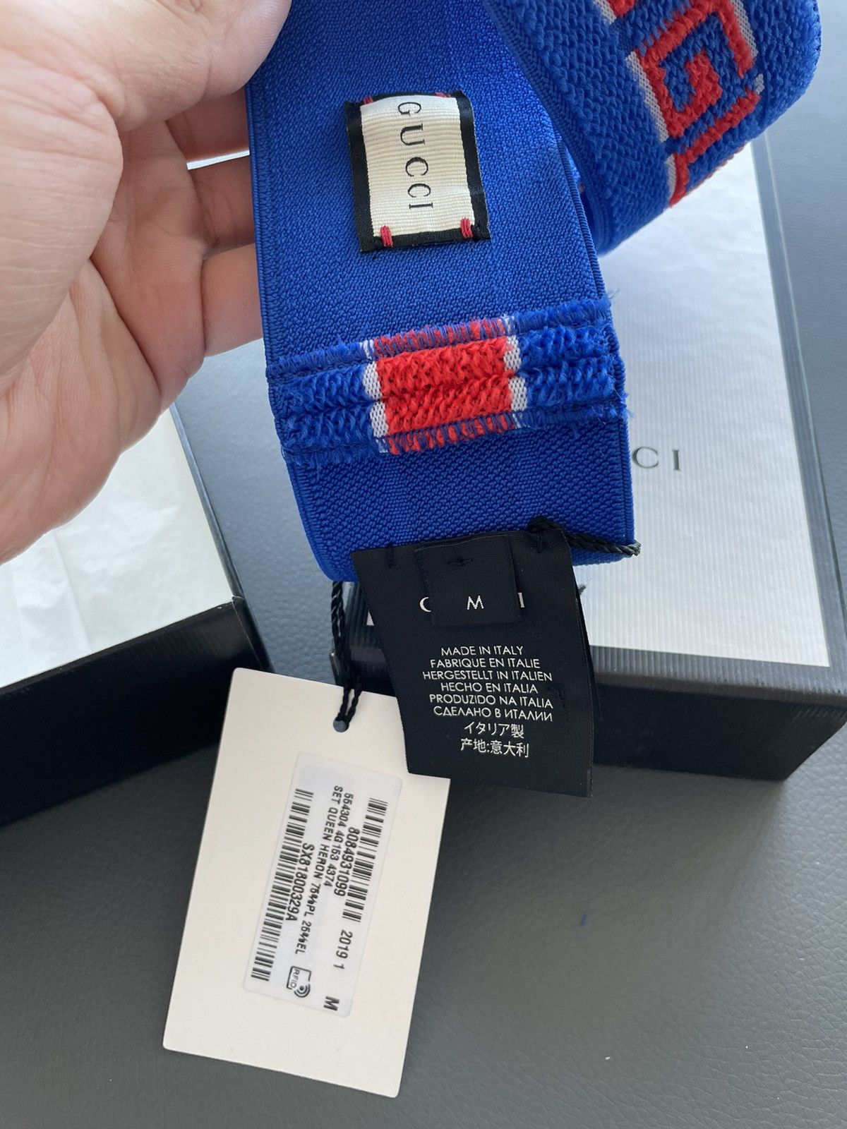 Gucci Rare Limited Gucci Logo Elastic Headband & Wristband Set New Size ONE SIZE - 9 Thumbnail