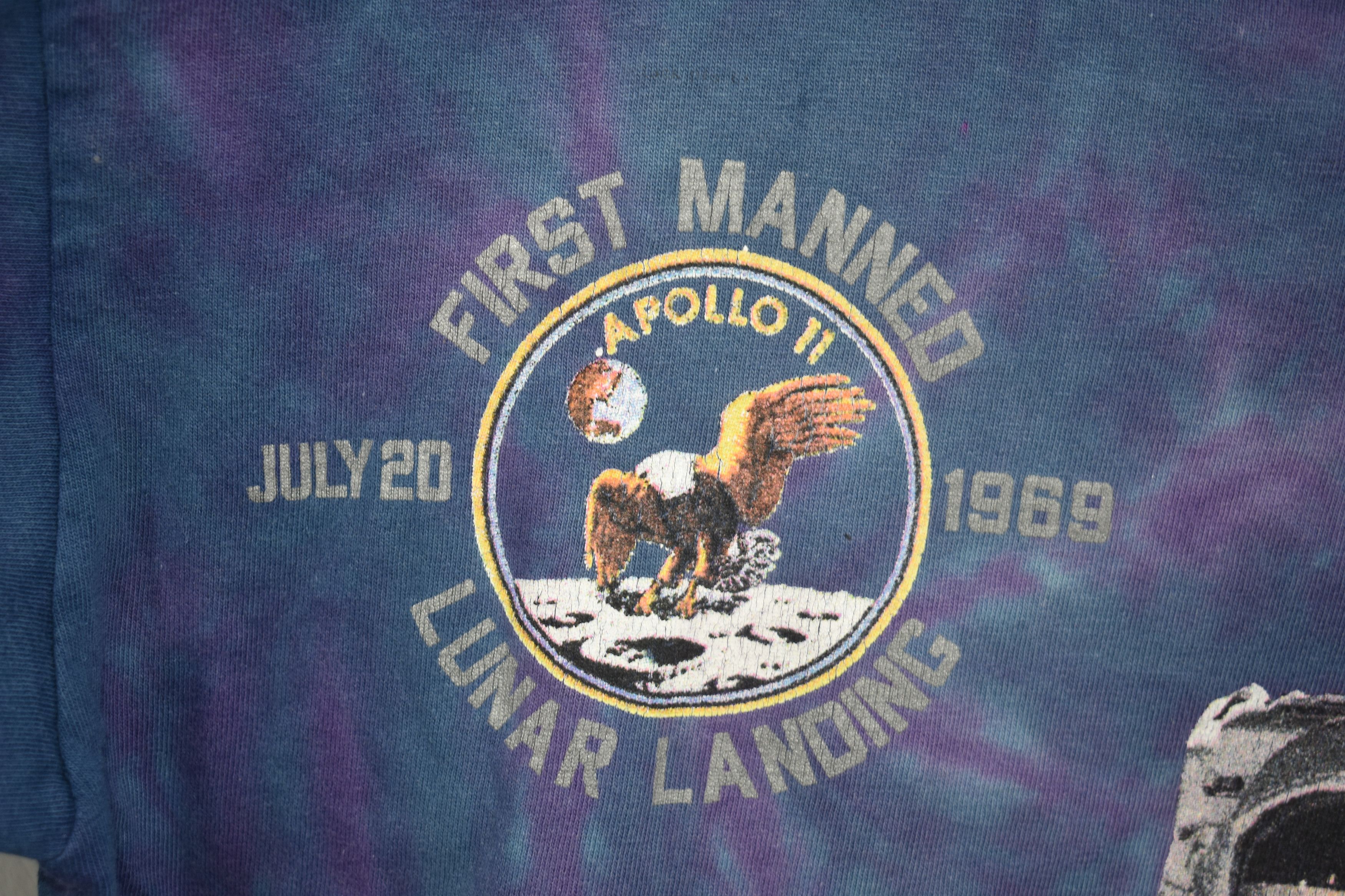 Vintage A056 VINTAGE 90'S TYE DYE NEIL ARMSTRONG ASTRONOUT APOLLO Size US M / EU 48-50 / 2 - 3 Thumbnail