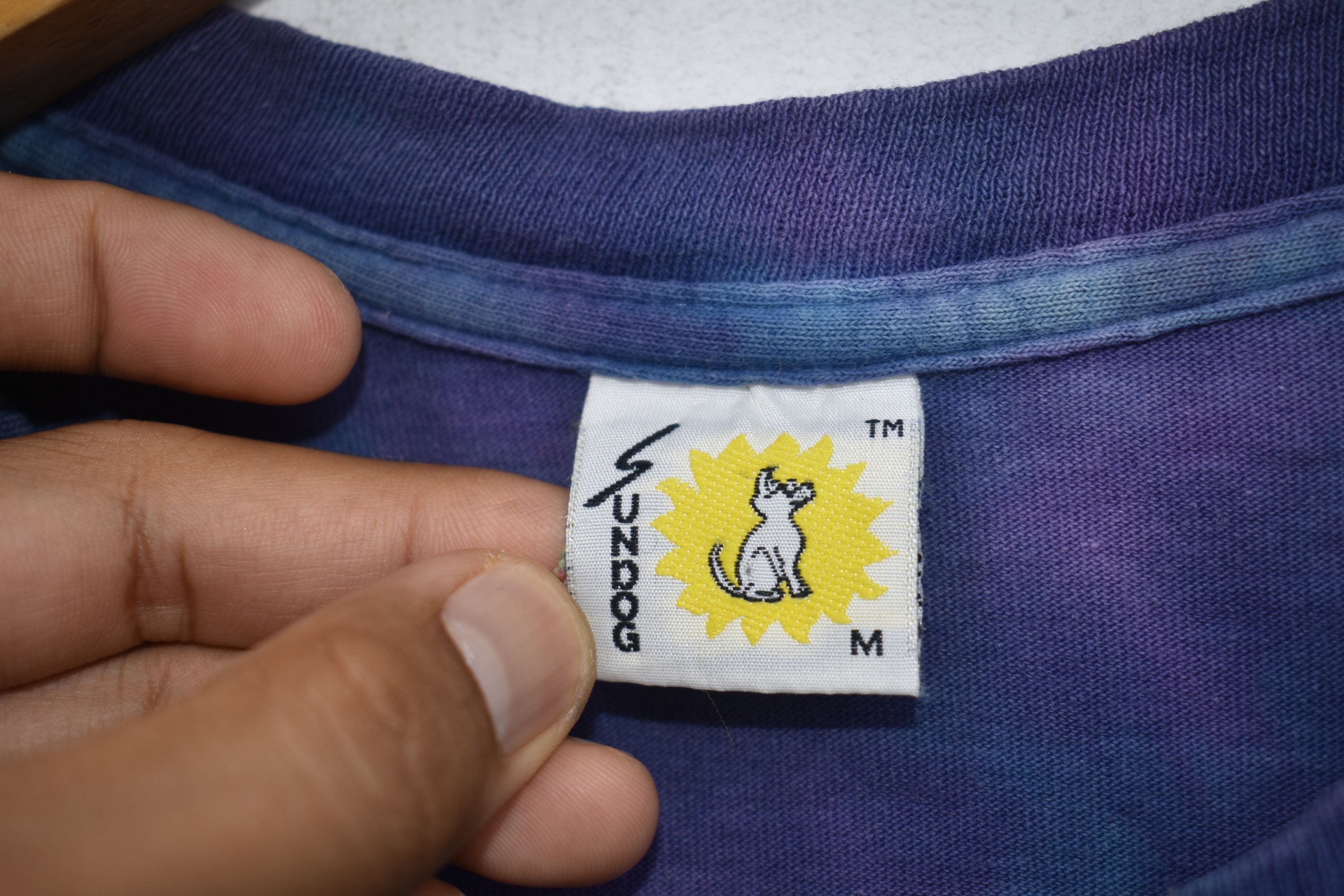 Vintage A056 VINTAGE 90'S TYE DYE NEIL ARMSTRONG ASTRONOUT APOLLO Size US M / EU 48-50 / 2 - 4 Thumbnail