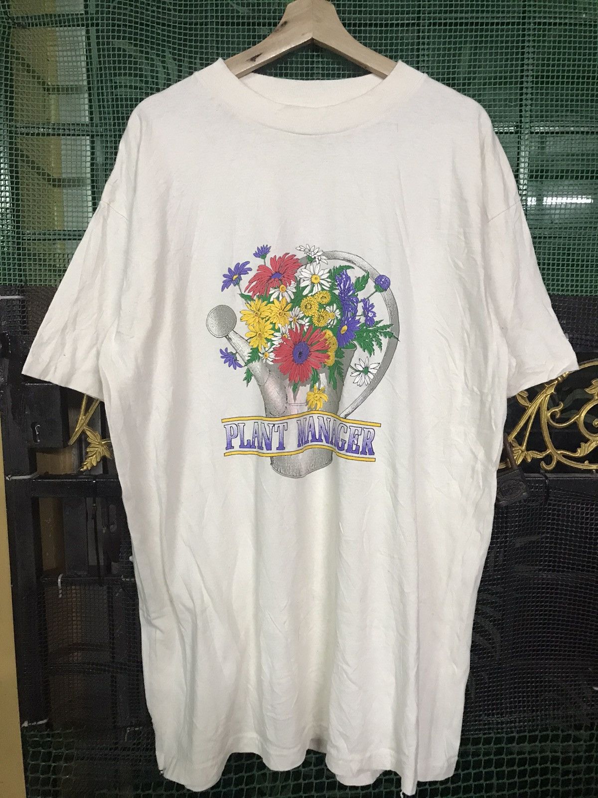 Vintage Vintage Plant Manager Tshirt Short Sleeve Size US XL / EU 56 / 4 - 1 Thumbnail