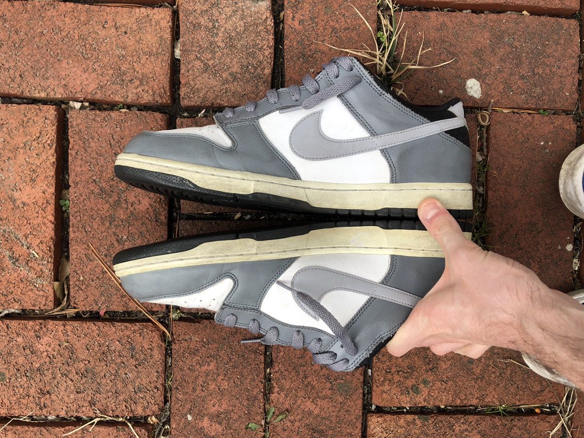 Nike 2012 white wolf grey Nike sb dunk Size US 12 / EU 45 - 7 Thumbnail