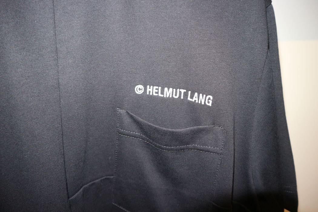 Helmut Lang Patch logo print t-shirt | Grailed