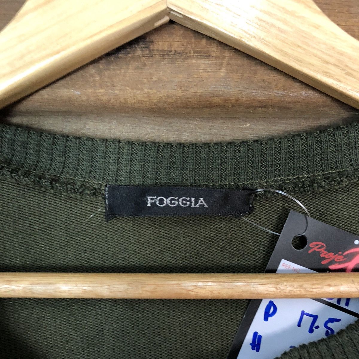 Japanese Brand Poggia Dark Green Patterned Cardigans #5011 Size S / US 4 / IT 40 - 8 Thumbnail