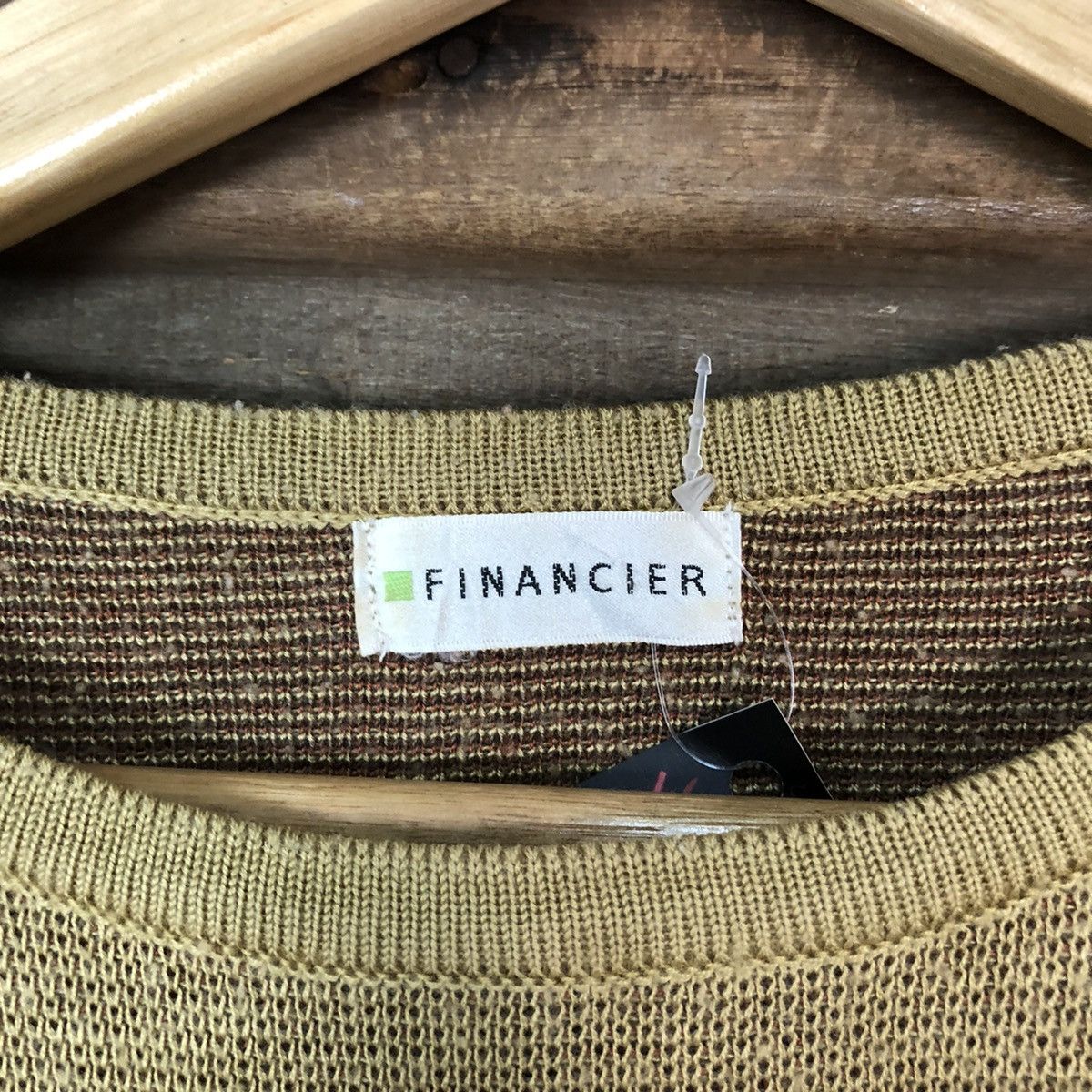 Homespun Knitwear × Japanese Brand Financier art Brown Knitwear #5013 Size M / US 6-8 / IT 42-44 - 7 Thumbnail