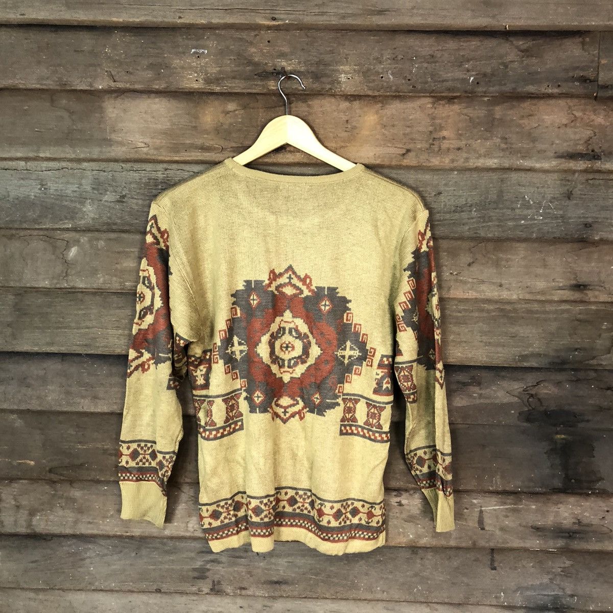 Homespun Knitwear × Japanese Brand Financier art Brown Knitwear #5013 Size M / US 6-8 / IT 42-44 - 12 Thumbnail
