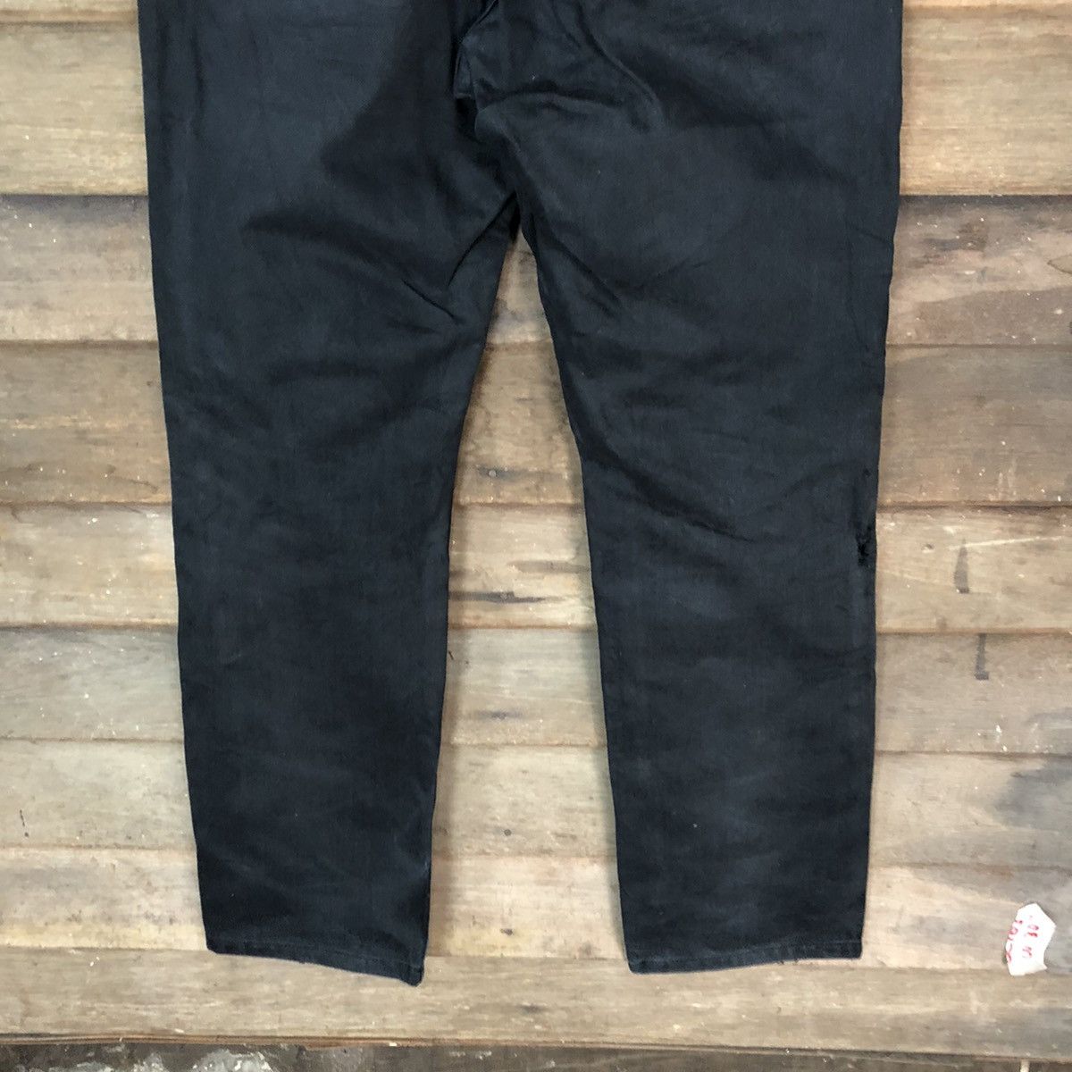 Japanese Brand Uniqlo Jeans Black Distressed Denim Pants #5090 Size US 32 / EU 48 - 12 Thumbnail