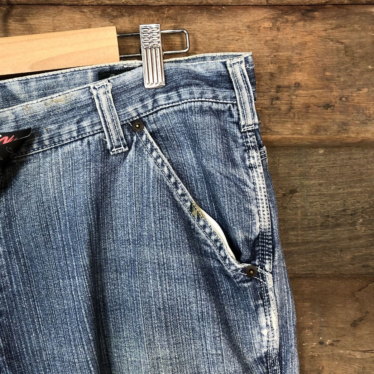 Oshkosh Osh Kosh Blue Distressed Denim Pants #5082 Size US 34 / EU 50 - 11 Thumbnail