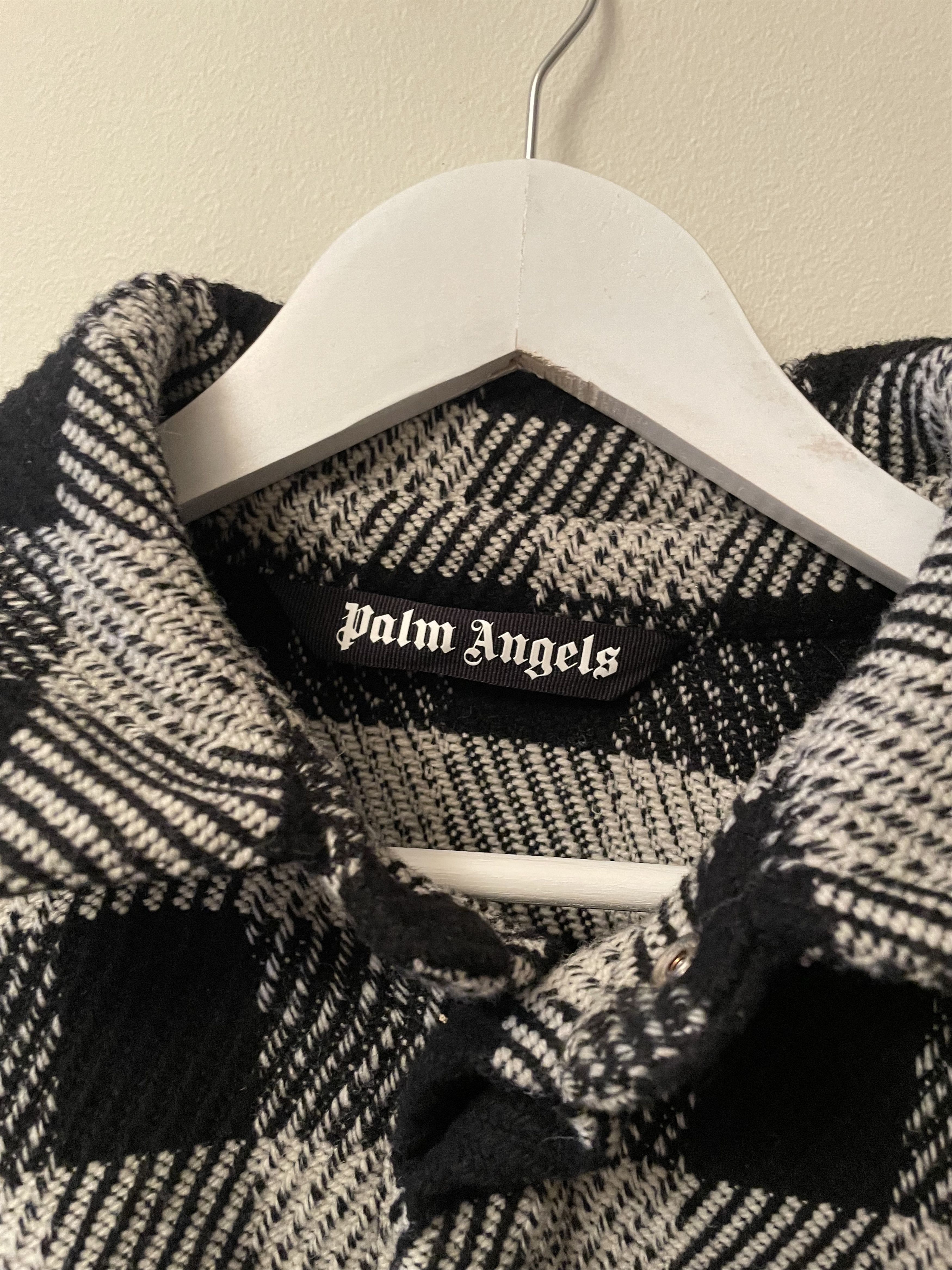 Palm Angels PALM ANGELS CURVED LOGO SHIRT Size US L / EU 52-54 / 3 - 5 Thumbnail