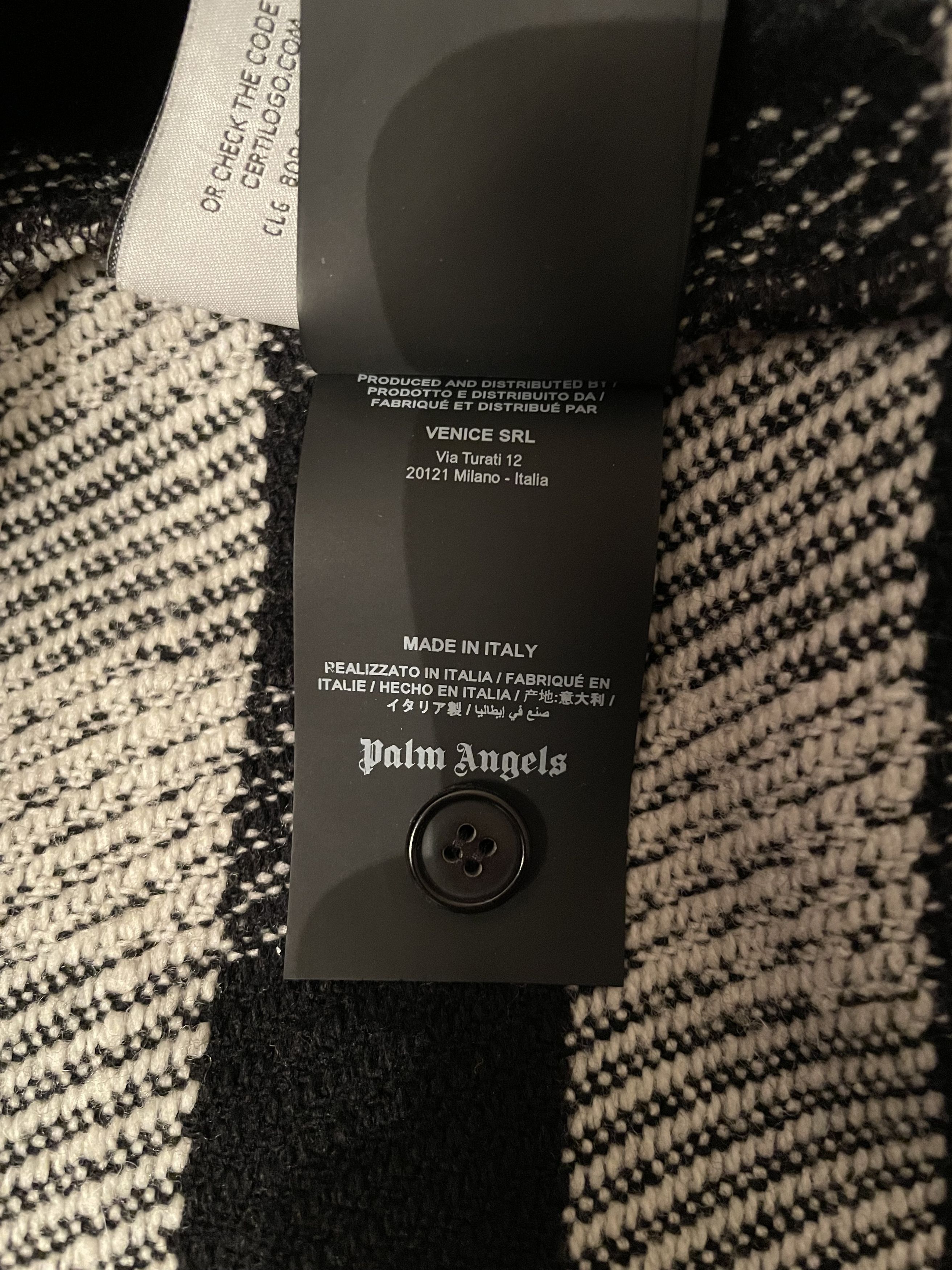 Palm Angels PALM ANGELS CURVED LOGO SHIRT Size US L / EU 52-54 / 3 - 7 Thumbnail