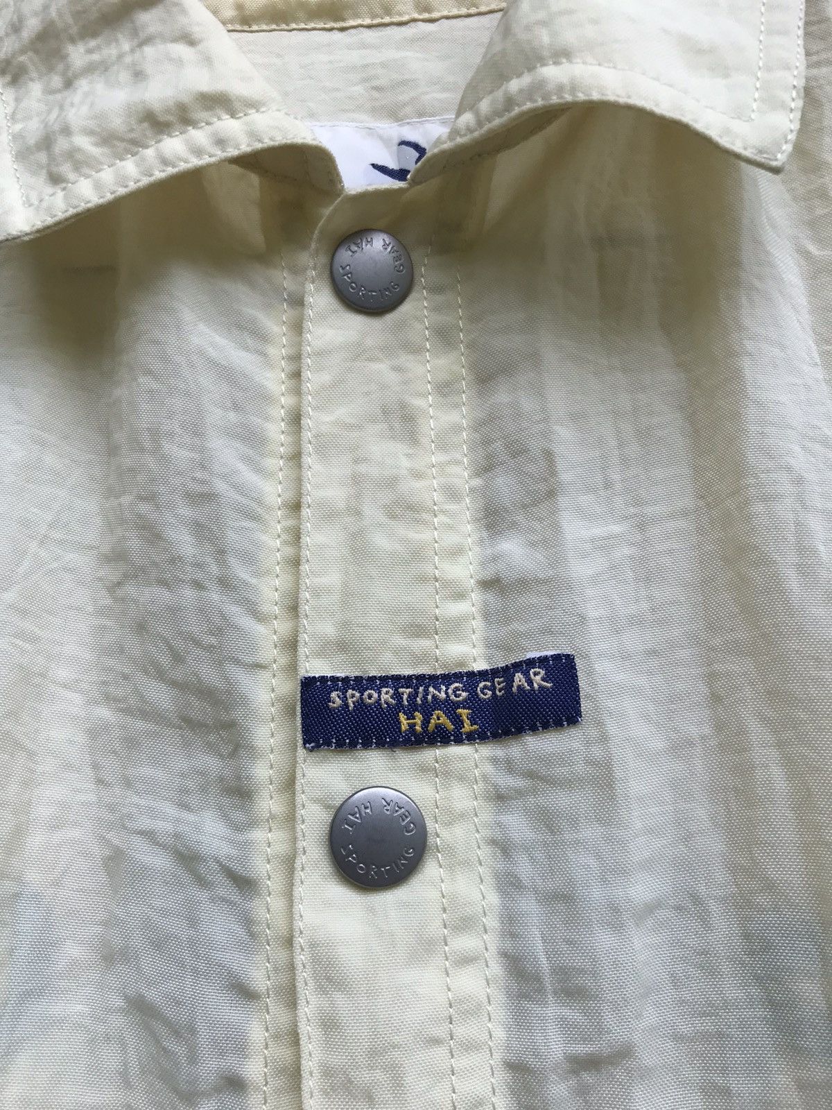Issey Miyake Sporting Gear Hai Oversized Spell Out Big Logo Nylon Jacket Size US M / EU 48-50 / 2 - 4 Thumbnail
