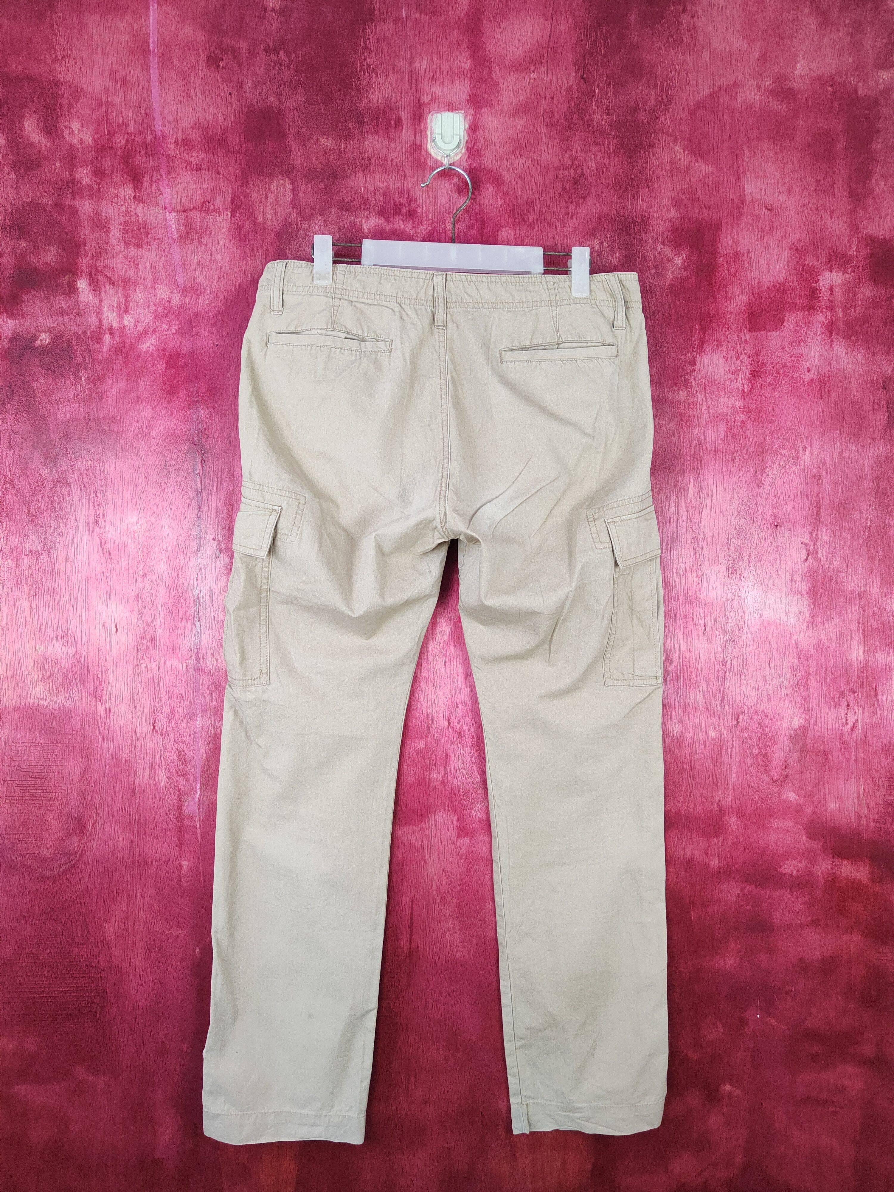 Japanese Brand × Vintage Japanese Brand Brown Multi Pocket Tactical Cargo Pants #S495 Size US 33 - 7 Thumbnail