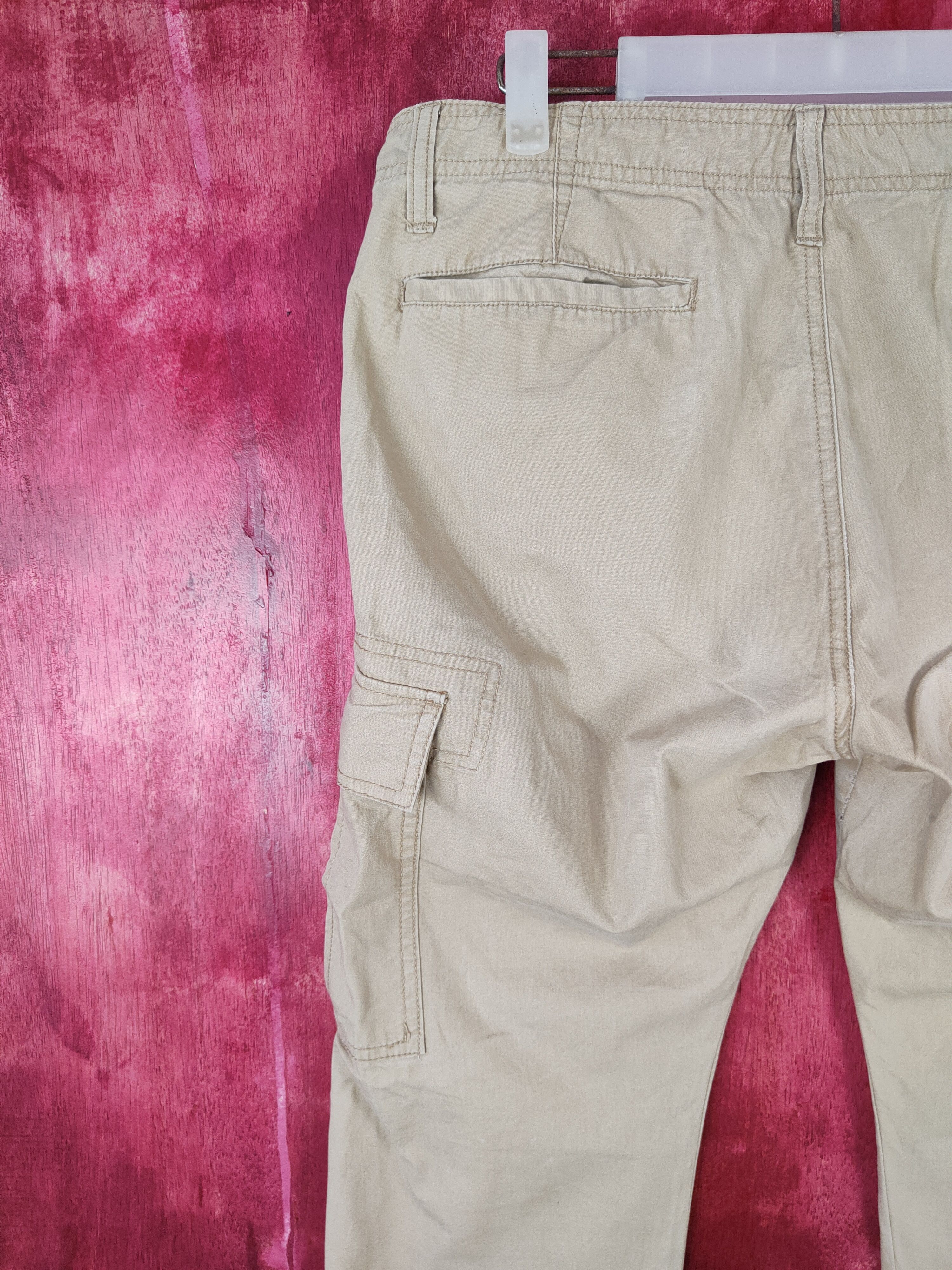 Japanese Brand × Vintage Japanese Brand Brown Multi Pocket Tactical Cargo Pants #S495 Size US 33 - 8 Thumbnail