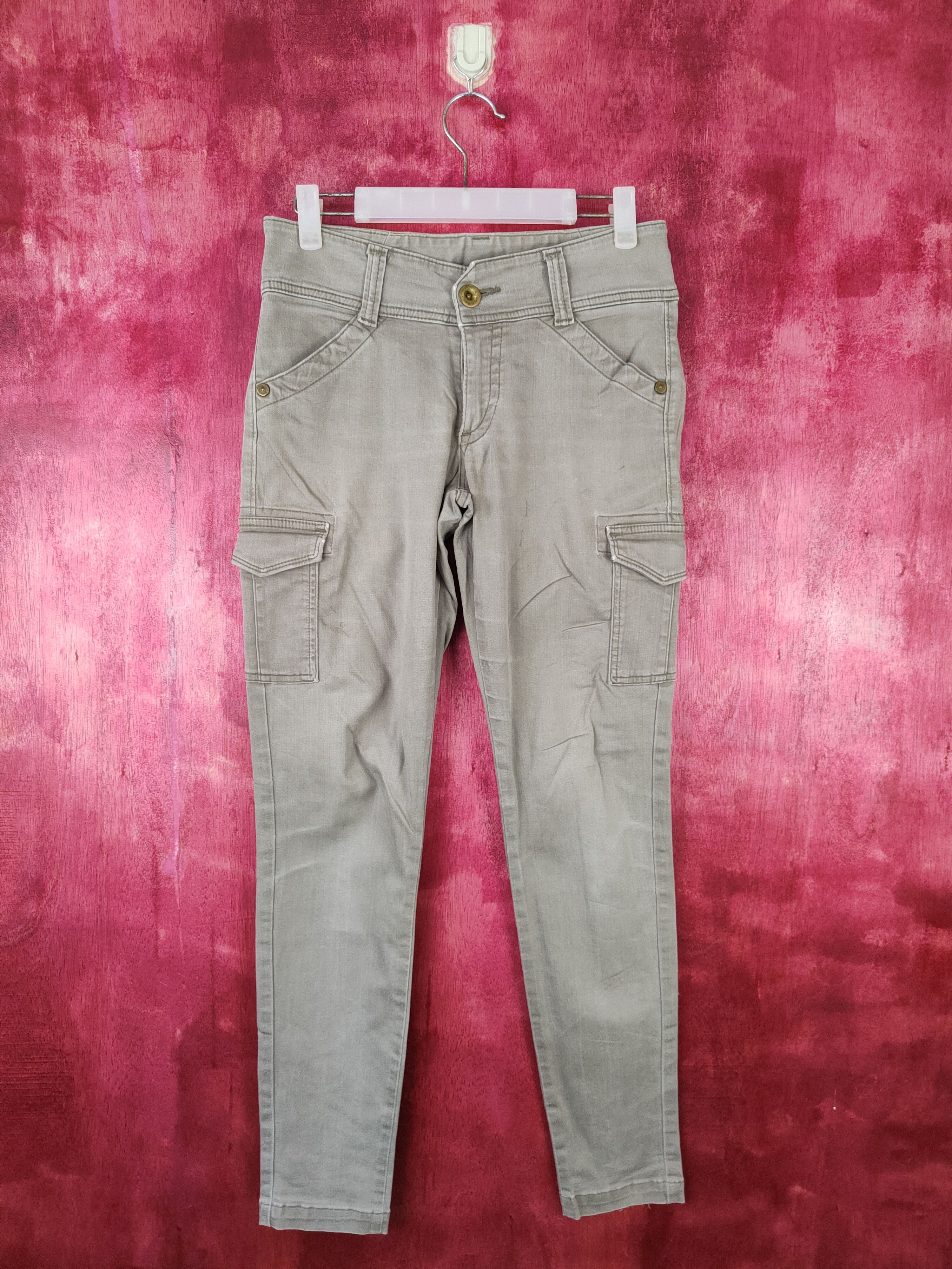 Japanese Brand × Vintage Brappers® Army Green Multi Pocket Tactical Cargo Pants #S492 Size 27" / US 4 / IT 40 - 1 Thumbnail