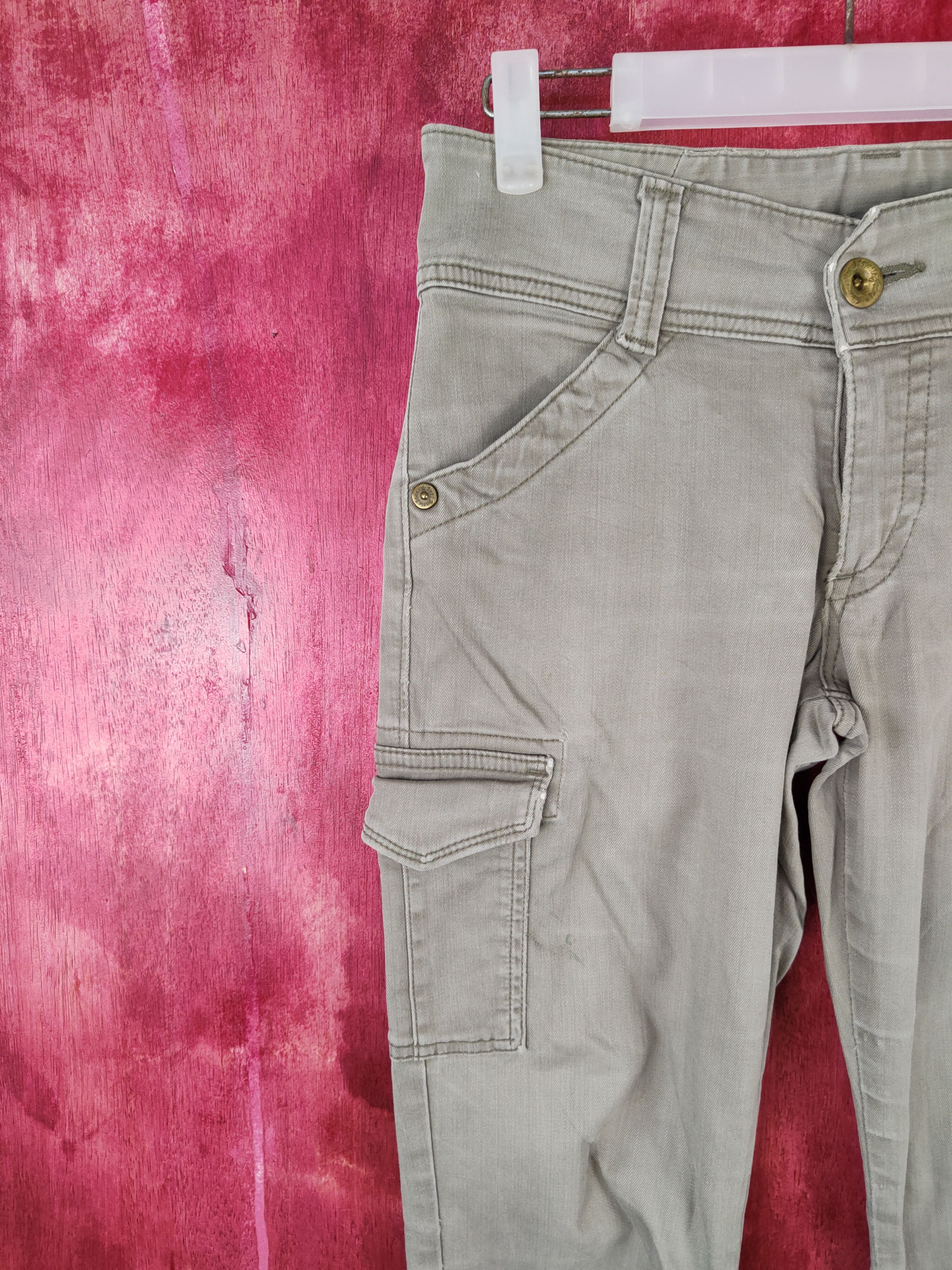 Japanese Brand × Vintage Brappers® Army Green Multi Pocket Tactical Cargo Pants #S492 Size 27" / US 4 / IT 40 - 3 Thumbnail