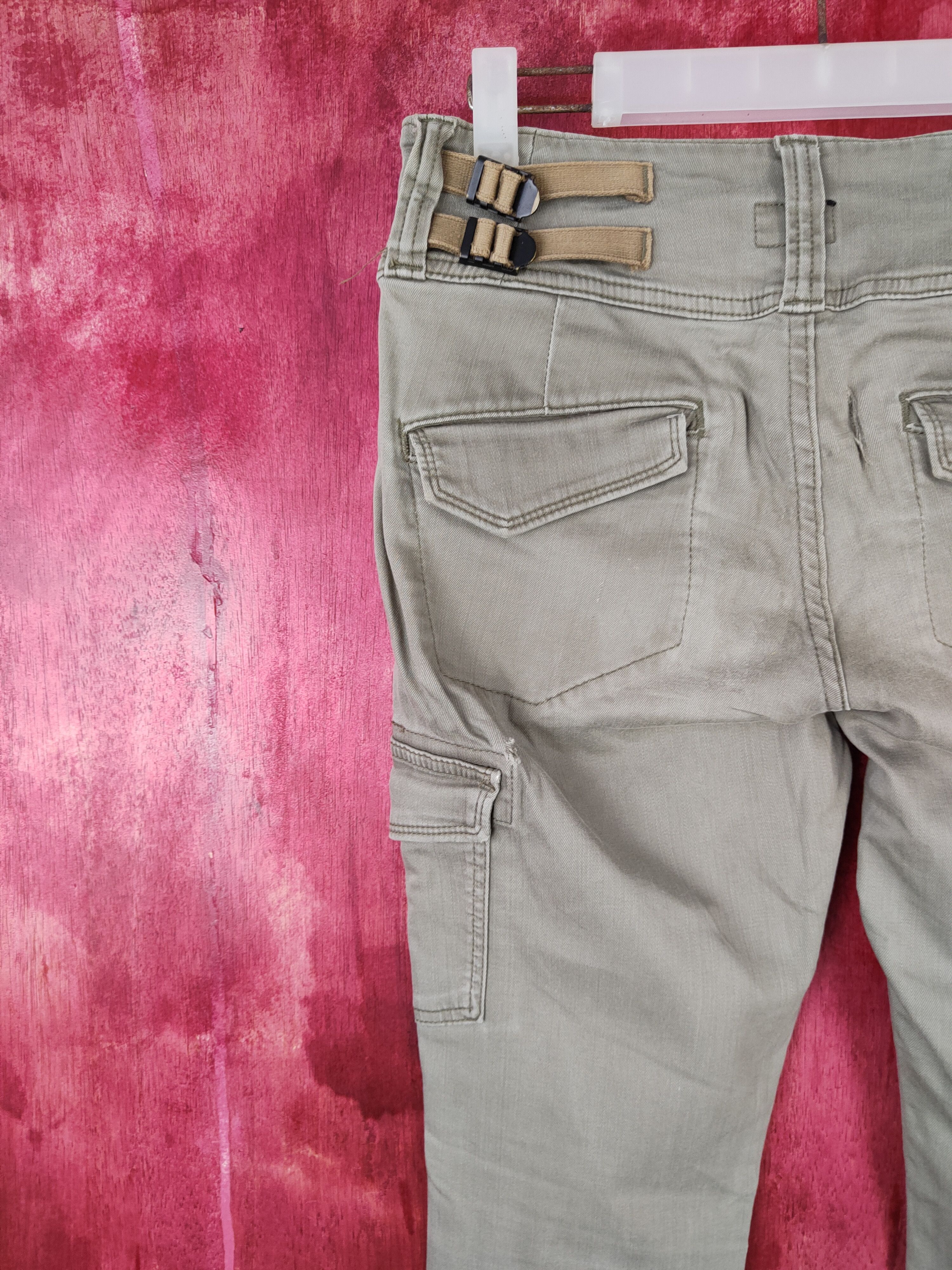 Japanese Brand × Vintage Brappers® Army Green Multi Pocket Tactical Cargo Pants #S492 Size 27" / US 4 / IT 40 - 10 Thumbnail