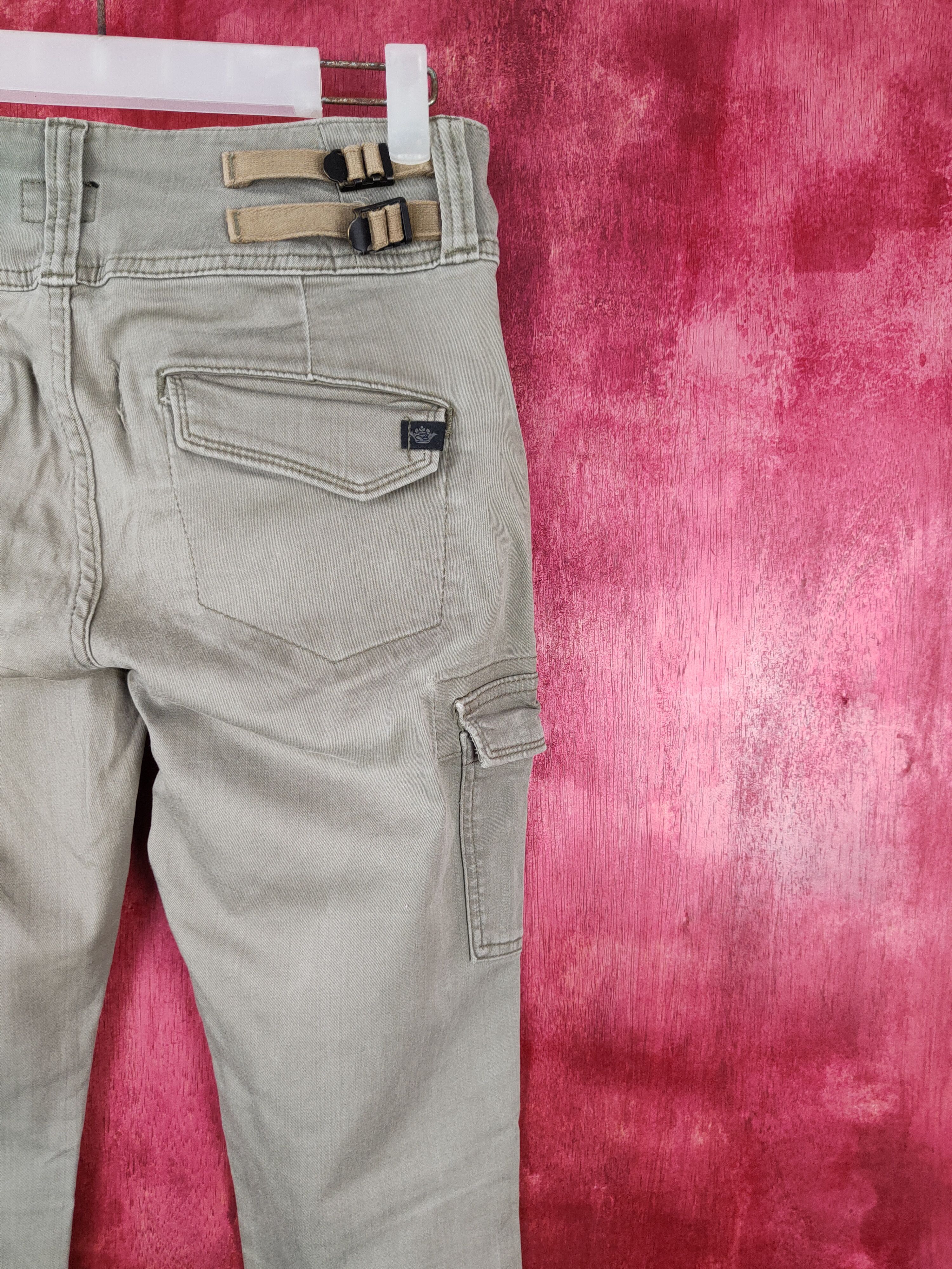 Japanese Brand × Vintage Brappers® Army Green Multi Pocket Tactical Cargo Pants #S492 Size 27" / US 4 / IT 40 - 12 Thumbnail