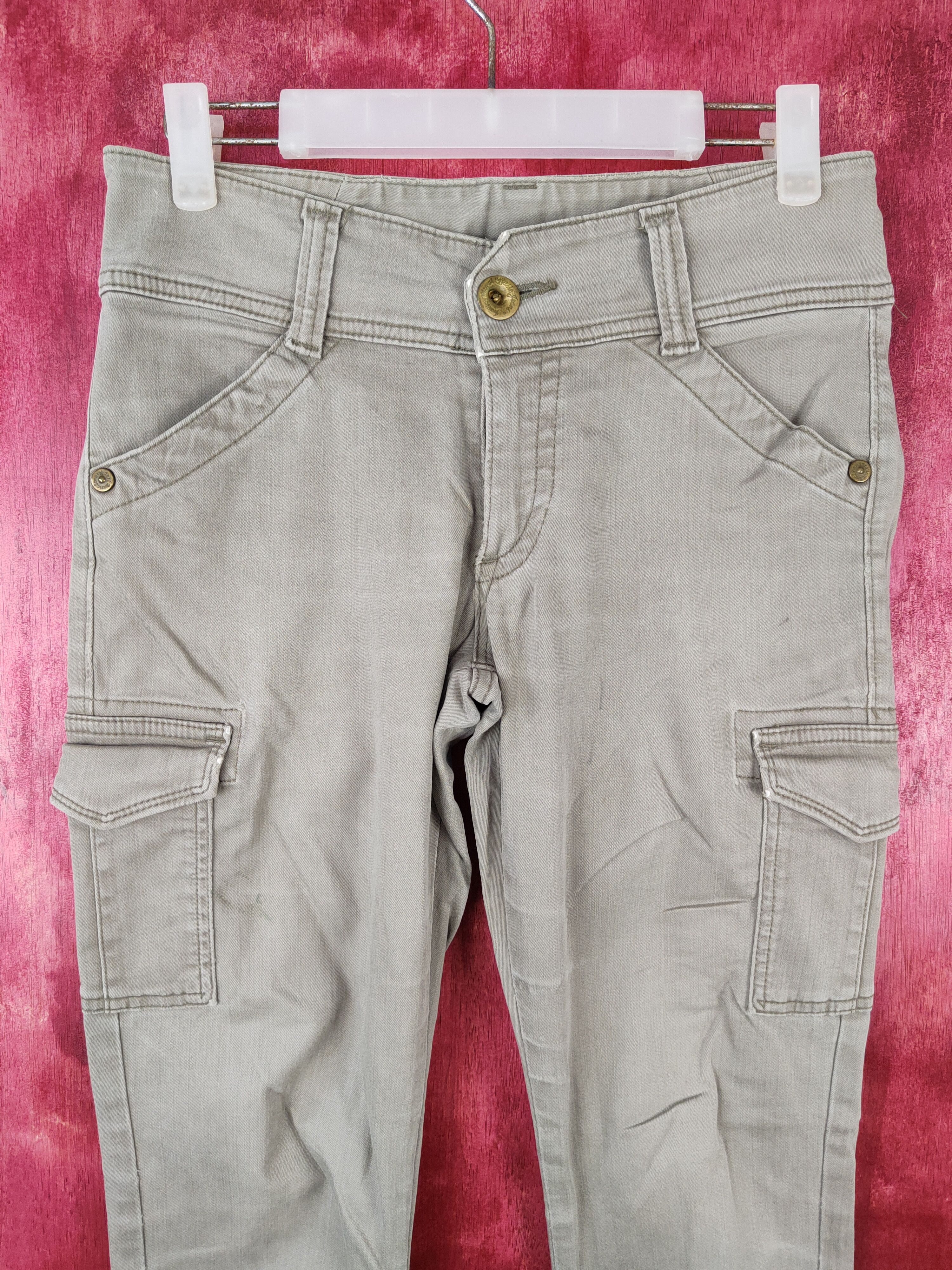 Japanese Brand × Vintage Brappers® Army Green Multi Pocket Tactical Cargo Pants #S492 Size 27" / US 4 / IT 40 - 2 Thumbnail