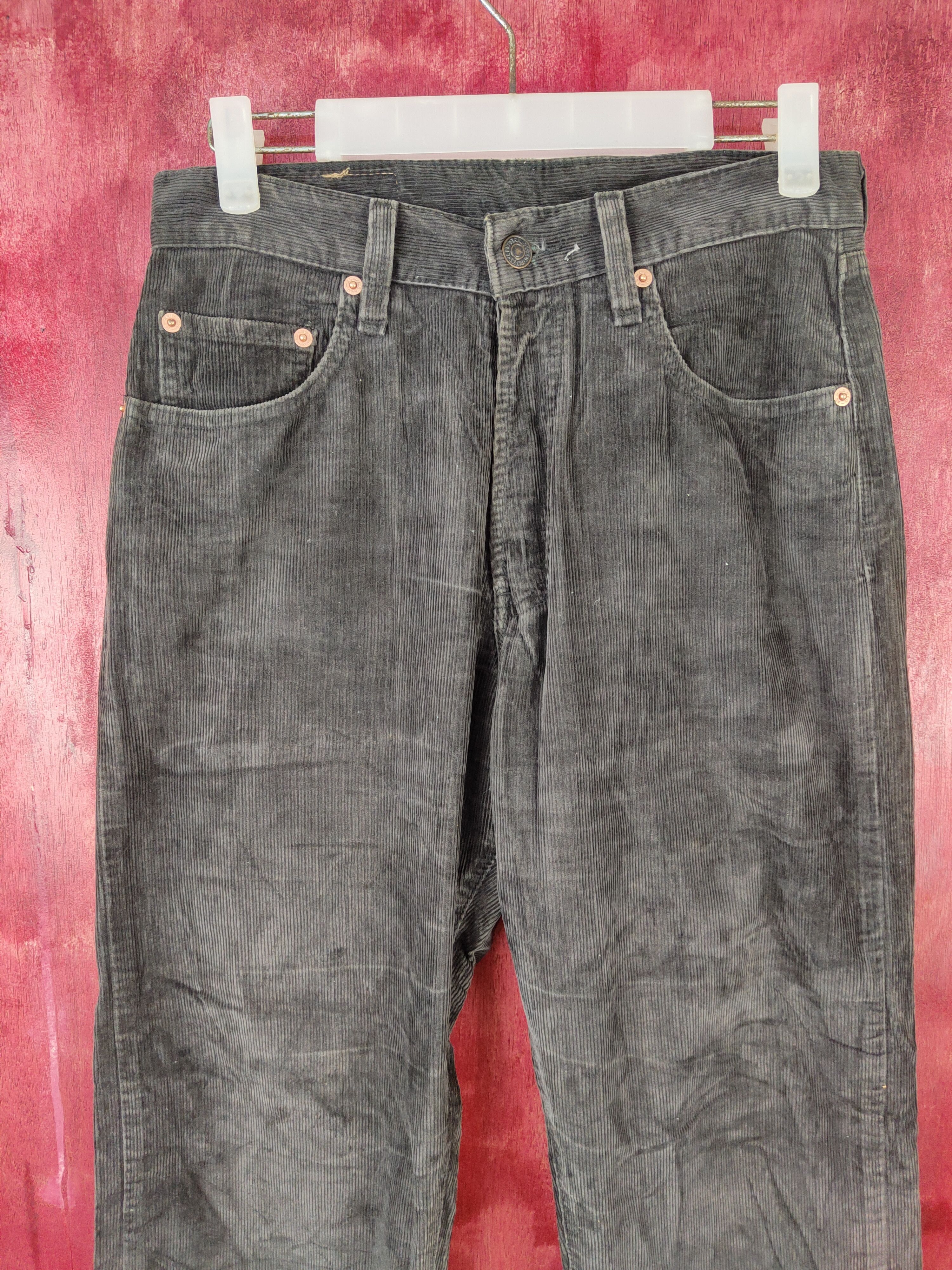 Levi's Levi's Black corduroy worker Cargo Pants #491 Size US 28 / EU 44 - 2 Thumbnail