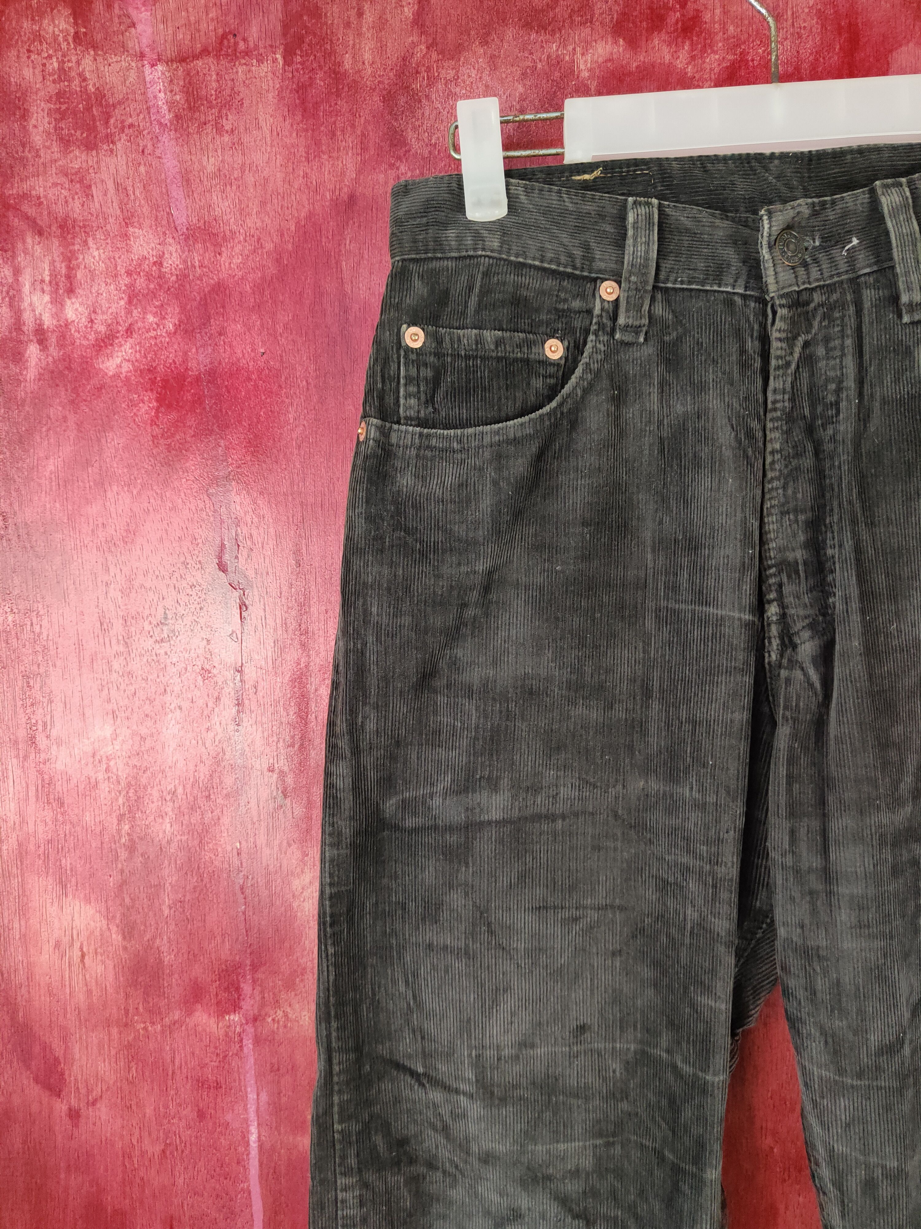 Levi's Levi's Black corduroy worker Cargo Pants #491 Size US 28 / EU 44 - 3 Thumbnail