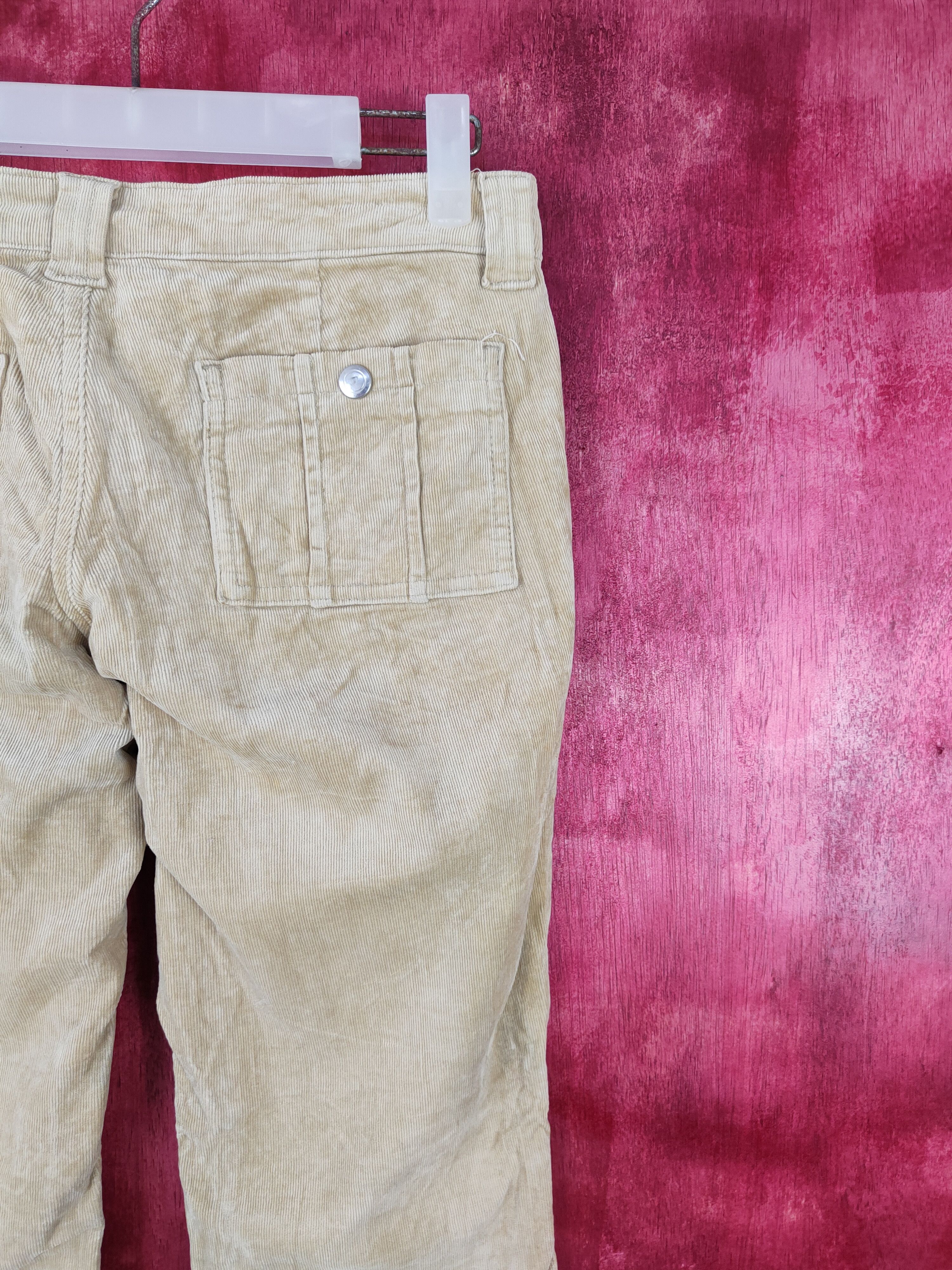 Japanese Brand Camel Road Light Brown corduroy Cargo bush Pants #S490 Size 29" - 10 Thumbnail