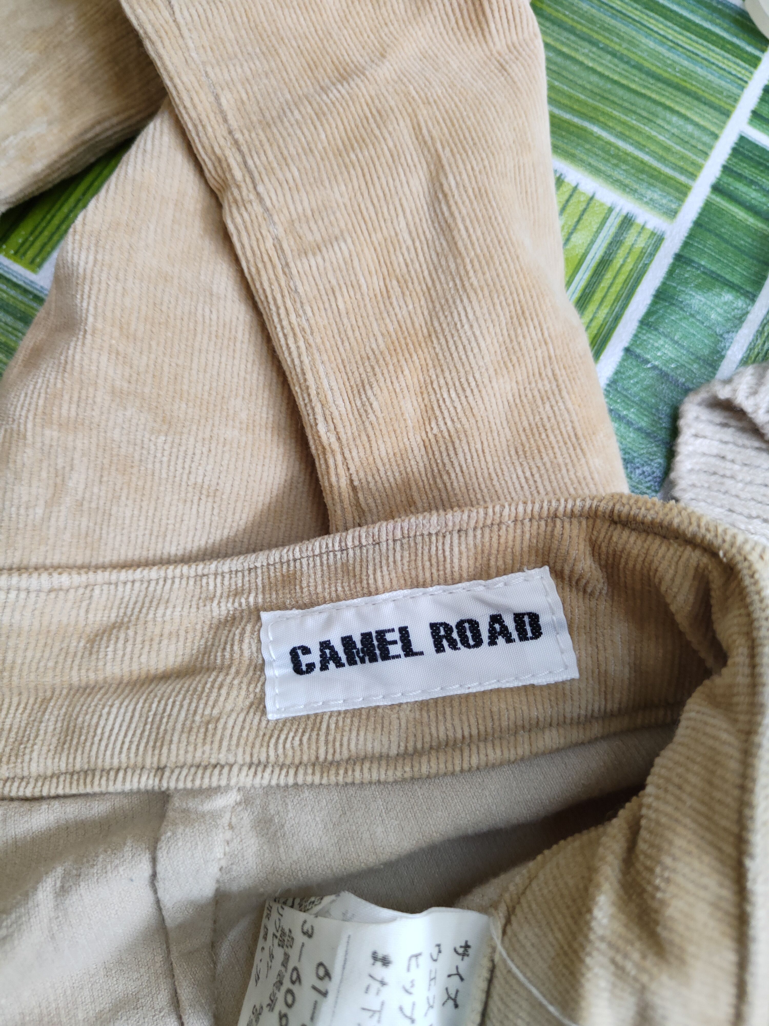 Japanese Brand Camel Road Light Brown corduroy Cargo bush Pants #S490 Size 29" - 13 Thumbnail