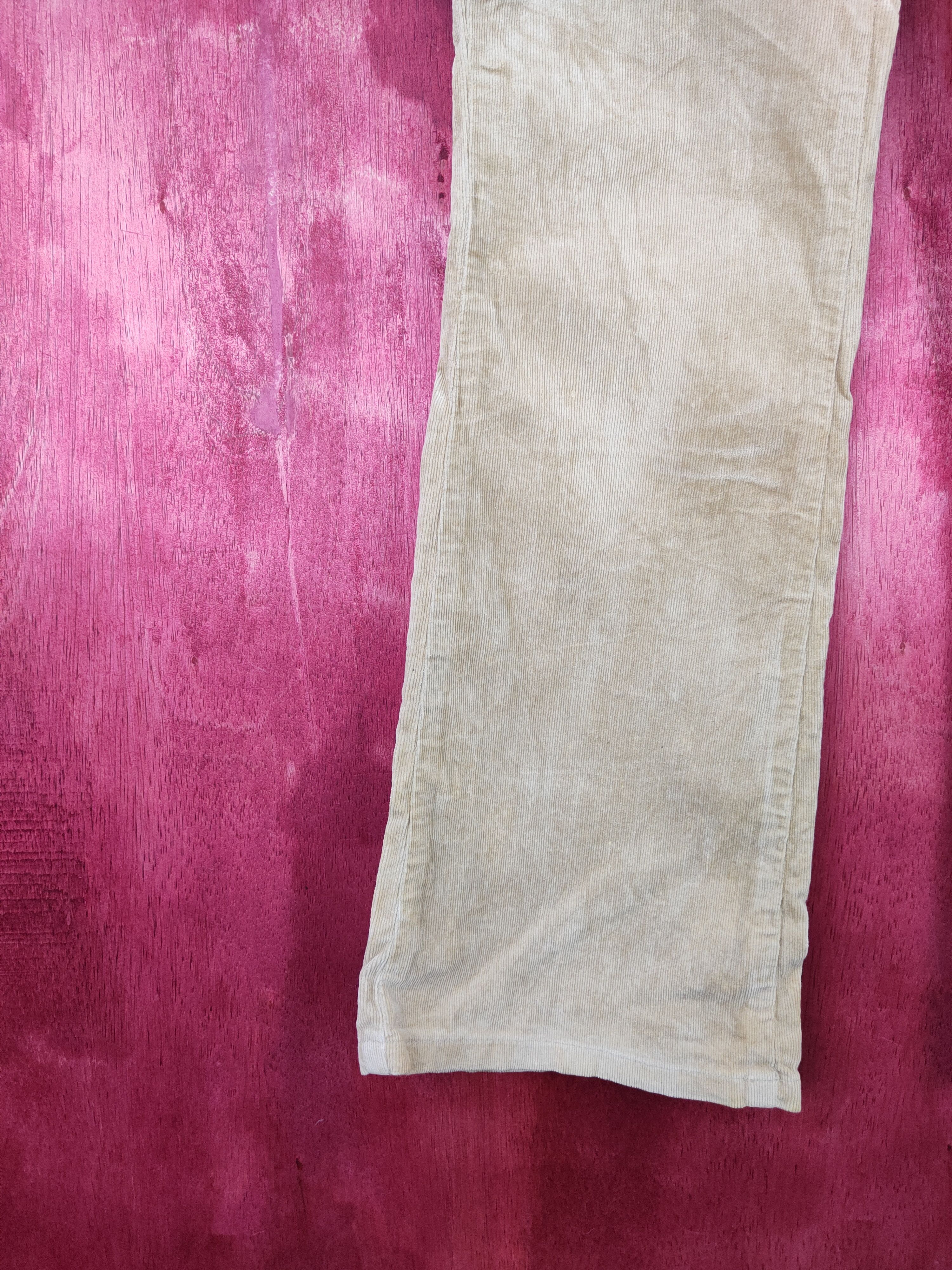 Japanese Brand Camel Road Light Brown corduroy Cargo bush Pants #S490 Size 29" - 4 Thumbnail