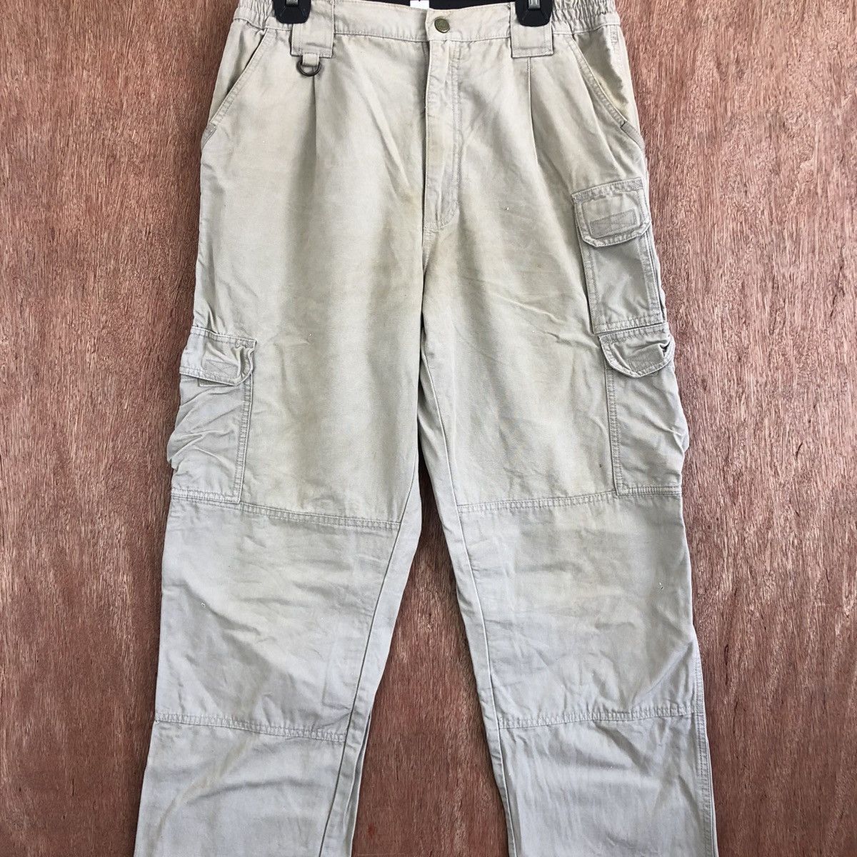 5.11 DLL 5.11 Cream Multipocket Tactical Cargo Pants #c1130 Size US 30 / EU 46 - 4 Thumbnail