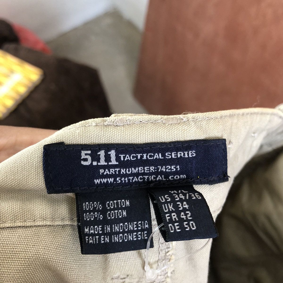5.11 DLL 5.11 Cream Multipocket Tactical Cargo Pants #c1130 Size US 30 / EU 46 - 15 Thumbnail