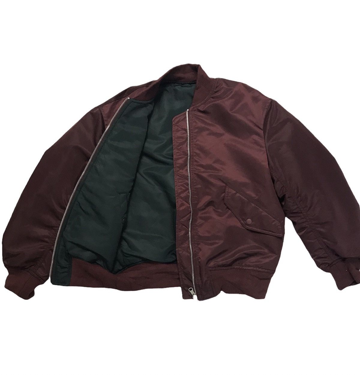 Jun Takahashi × Undercover × Uniqlo UUU UNIQLO REVERSIBLE RED/GREEN BOMBER JACKET Size US M / EU 48-50 / 2 - 1 Thumbnail