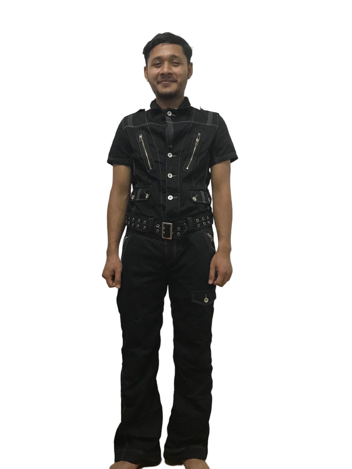 Hysteric Glamour × If Six Was Nine × Japanese Brand ALGONQUINS SEDiTIONARIES OVERALL CAN USE JACKET/PANT Size US 36 / EU 52 - 15 Thumbnail