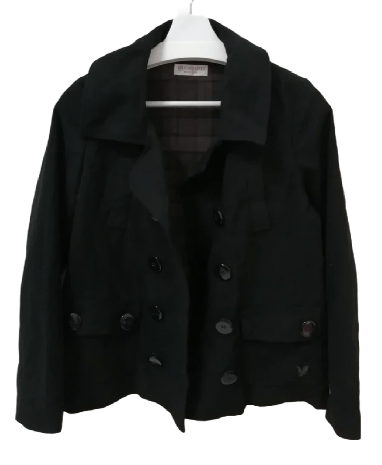 image of Archival Clothing x Lyle Scott Lyle & Scott White Label Jacket in Black, Men's (Size Medium)