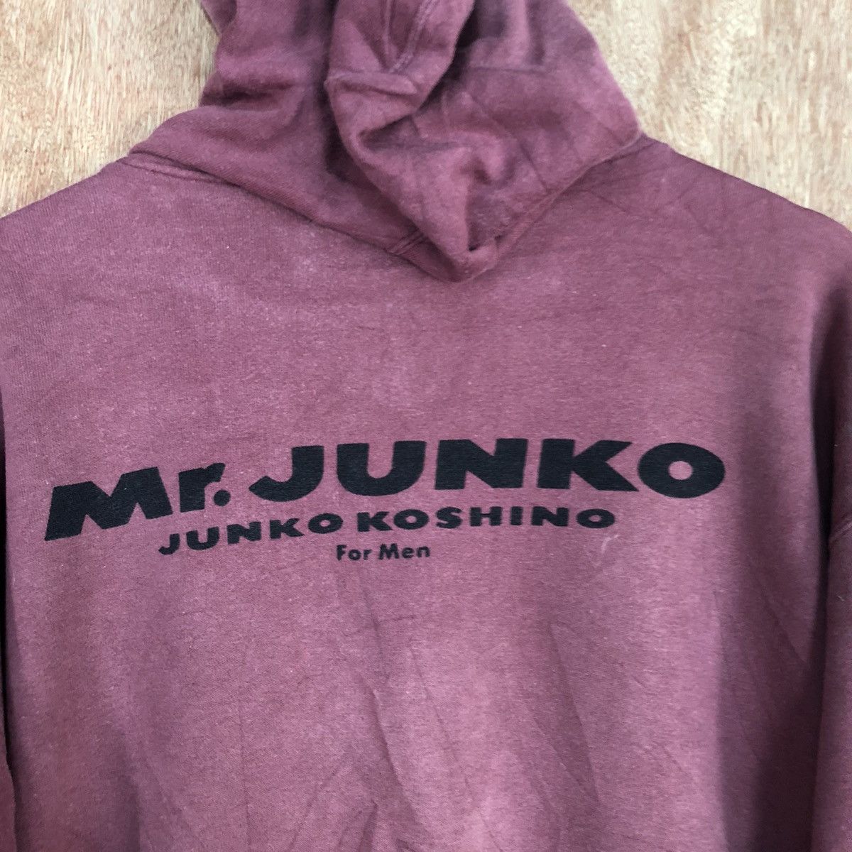 Faded Glory Mr. Junko Koshino faded Maroon sweater hoodie #H325 Size US L / EU 52-54 / 3 - 4 Thumbnail