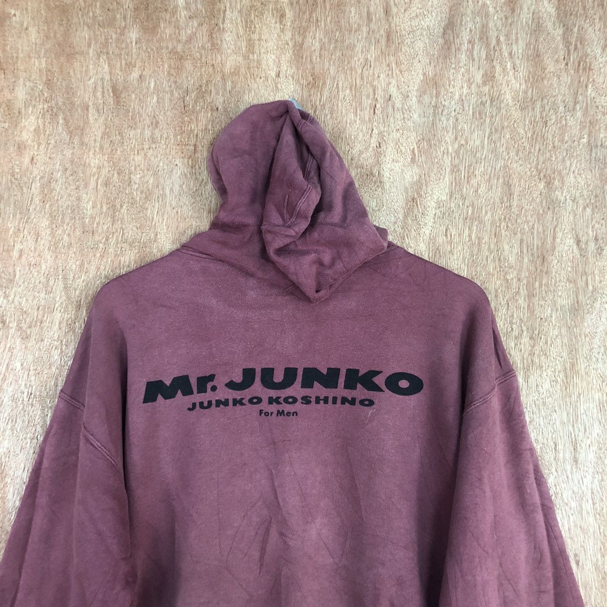 Faded Glory Mr. Junko Koshino faded Maroon sweater hoodie #H325 Size US L / EU 52-54 / 3 - 2 Thumbnail