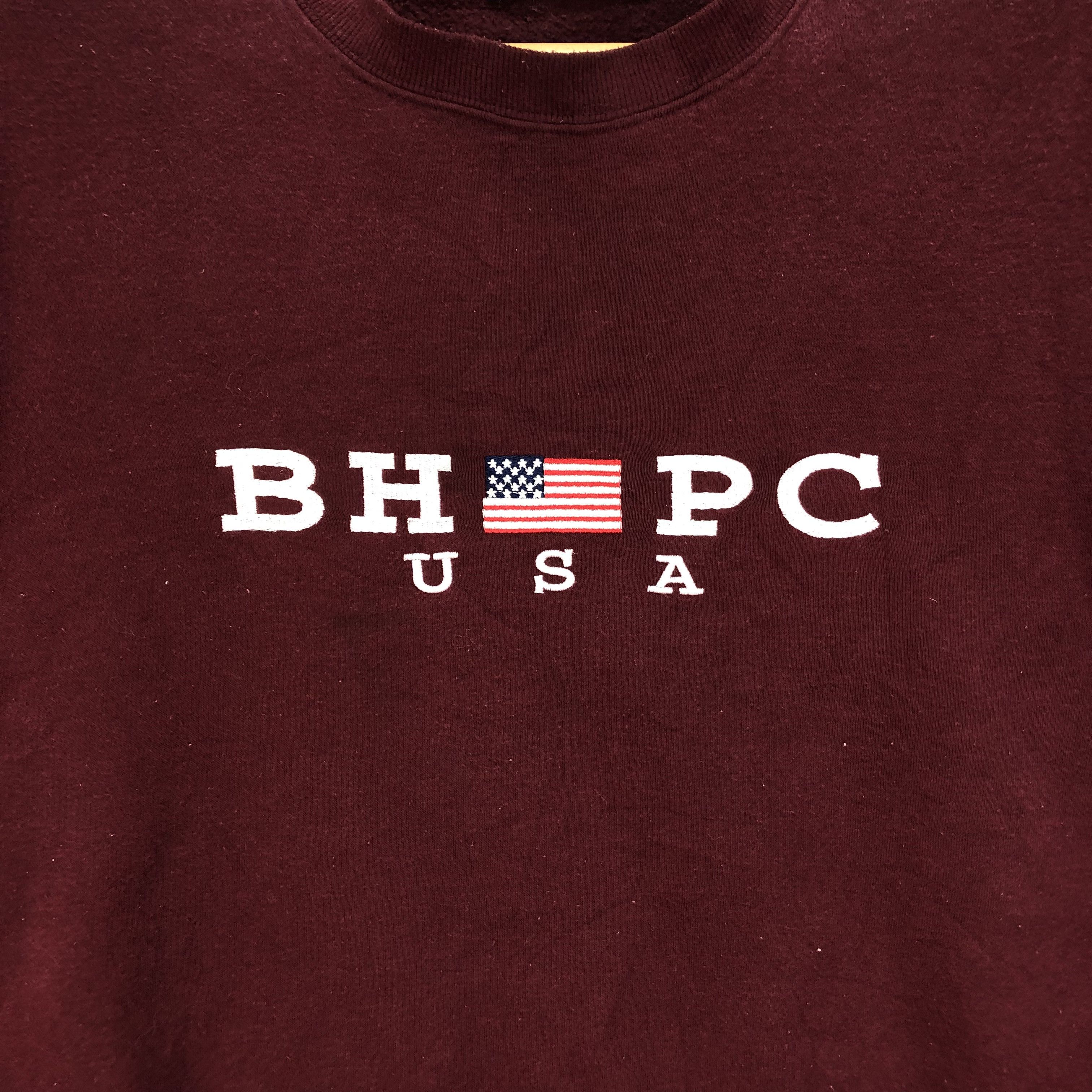 Beverly Hills Polo Club BHPC USA Embroidery Big Logo Sweatshirts #4820-20 Size US L / EU 52-54 / 3 - 3 Thumbnail