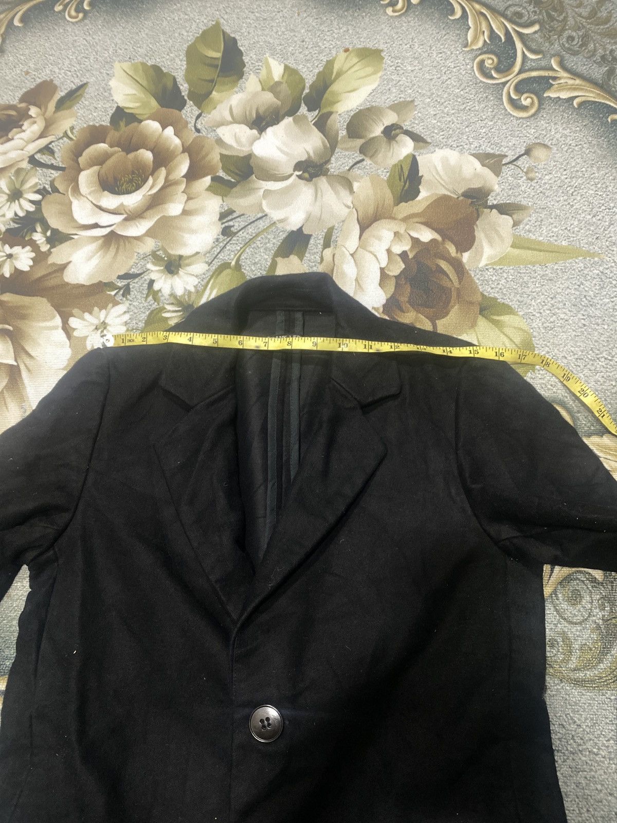 Frank Leder FRANK LEDER BLACK COTTON BLAZER XS Size 34S - 15 Thumbnail