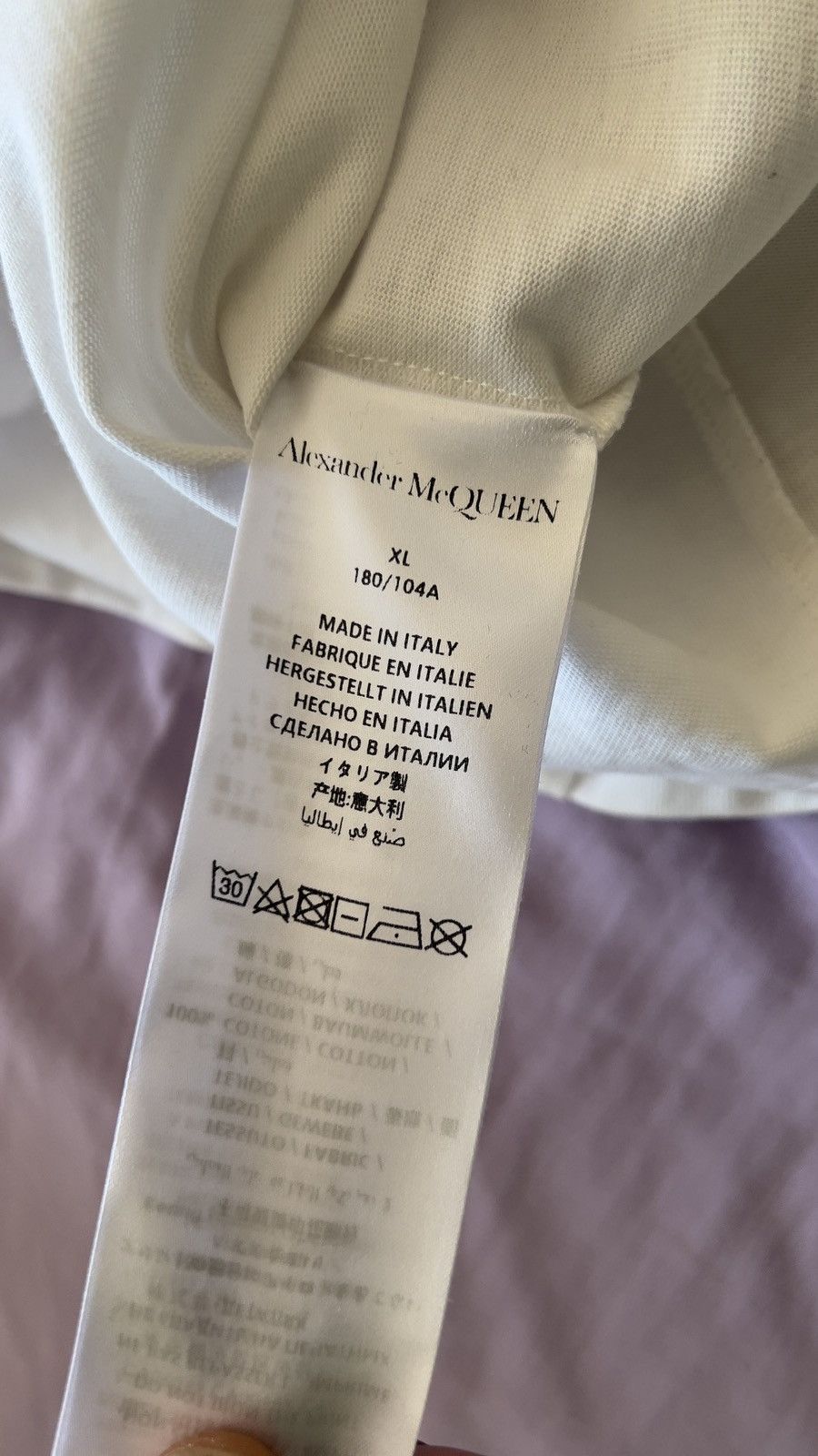 Alexander McQueen Alexander McQueen Skull and Card Shirt Size US XL / EU 56 / 4 - 4 Thumbnail