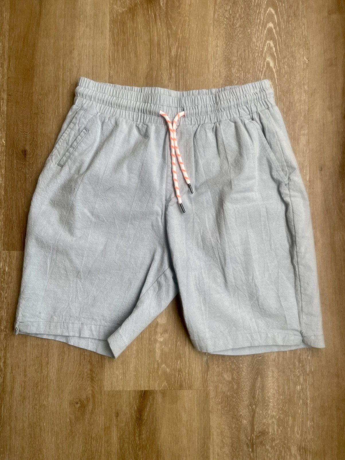 Other Cool Blue Drawstring Pocket Shorts Retreat Los Angeles Size US 29 - 2 Thumbnail